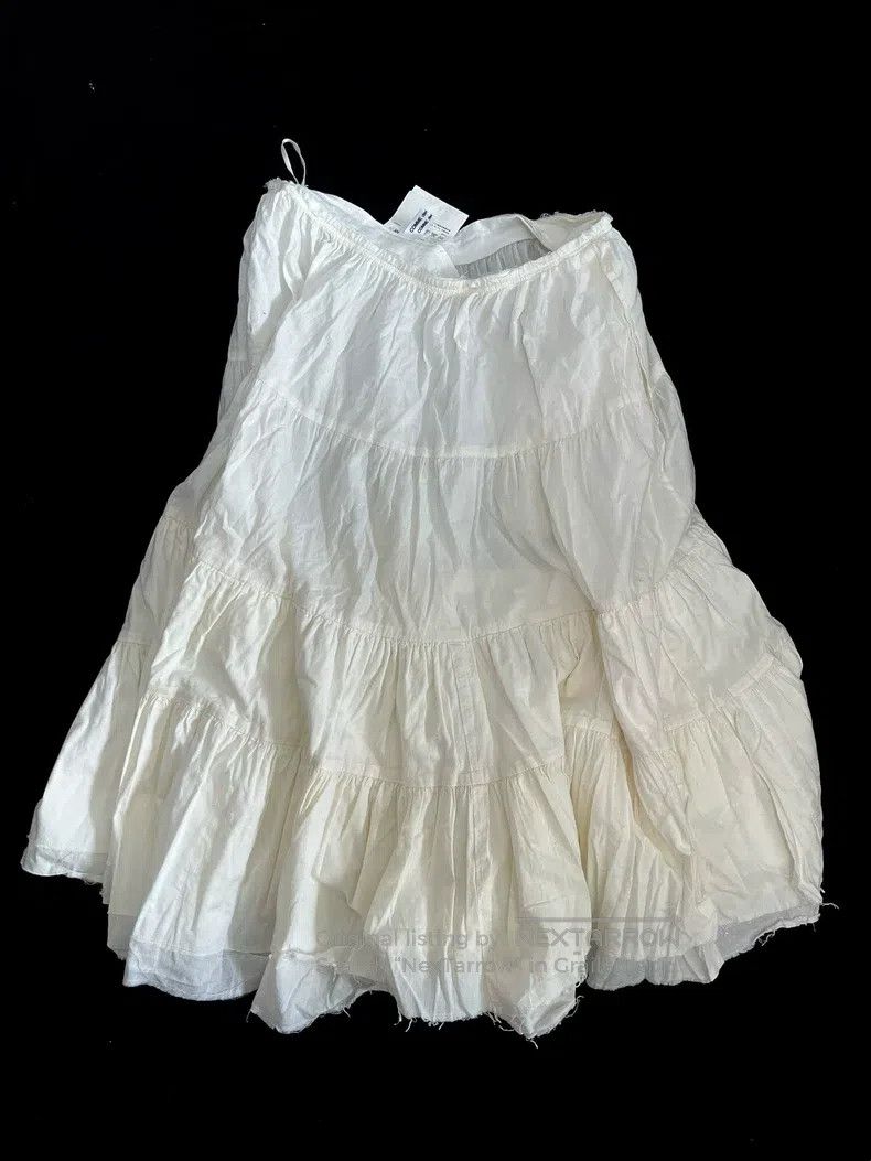 Comme des Garcons Comme Des Garcons size M White puffy skirt, half skirt Size 23" - 3 Thumbnail