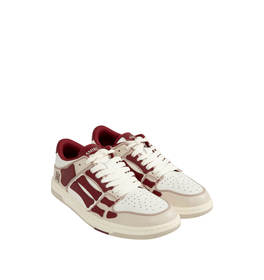 Amiri o1h1sh10525 Varsity Skel Low Top Sneaker in Red Size US 10 / EU 43 - 2 Thumbnail