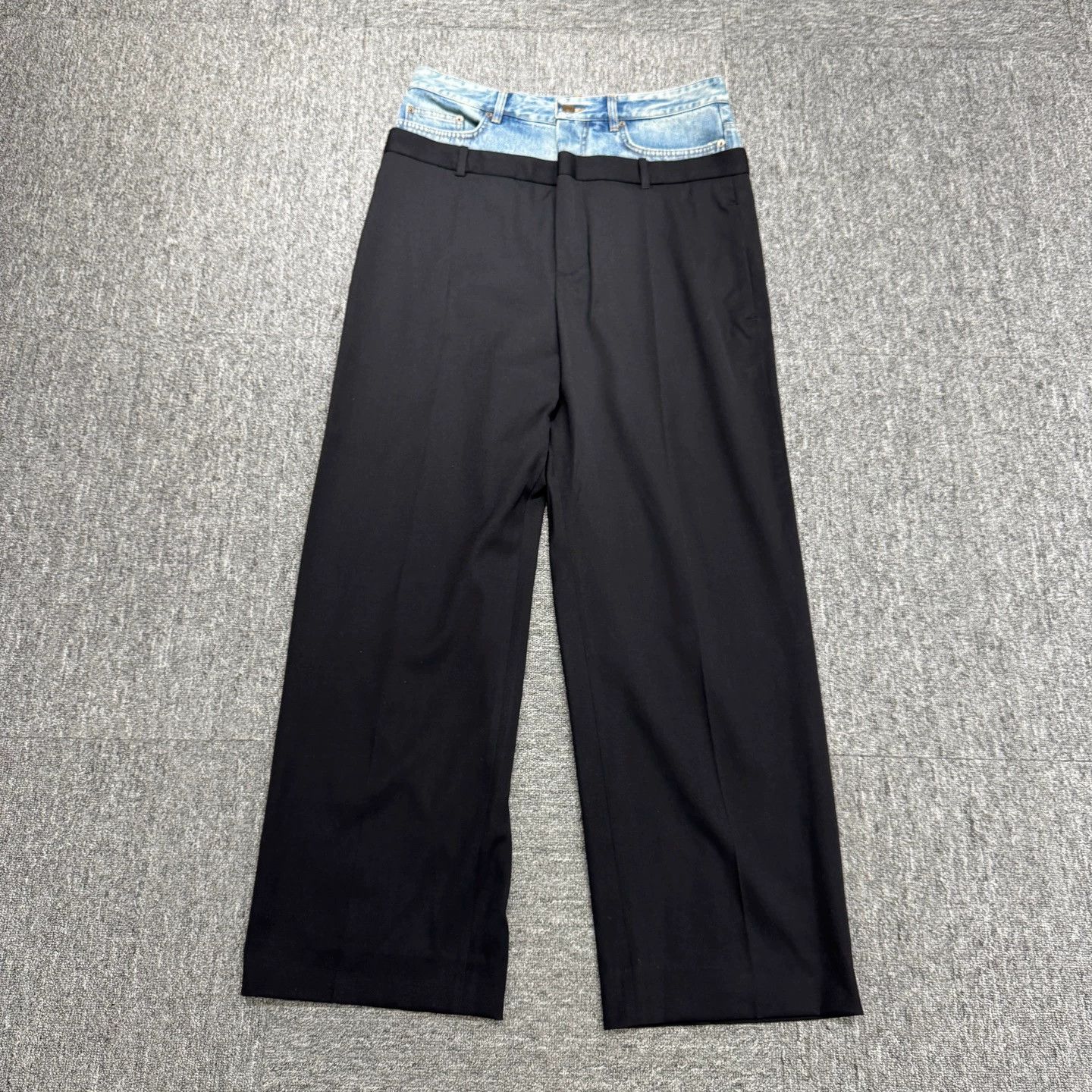 Balenciaga Balenciaga Double Waist Wool Casual Pants M Size US 32 / EU 48 - 1 Thumbnail