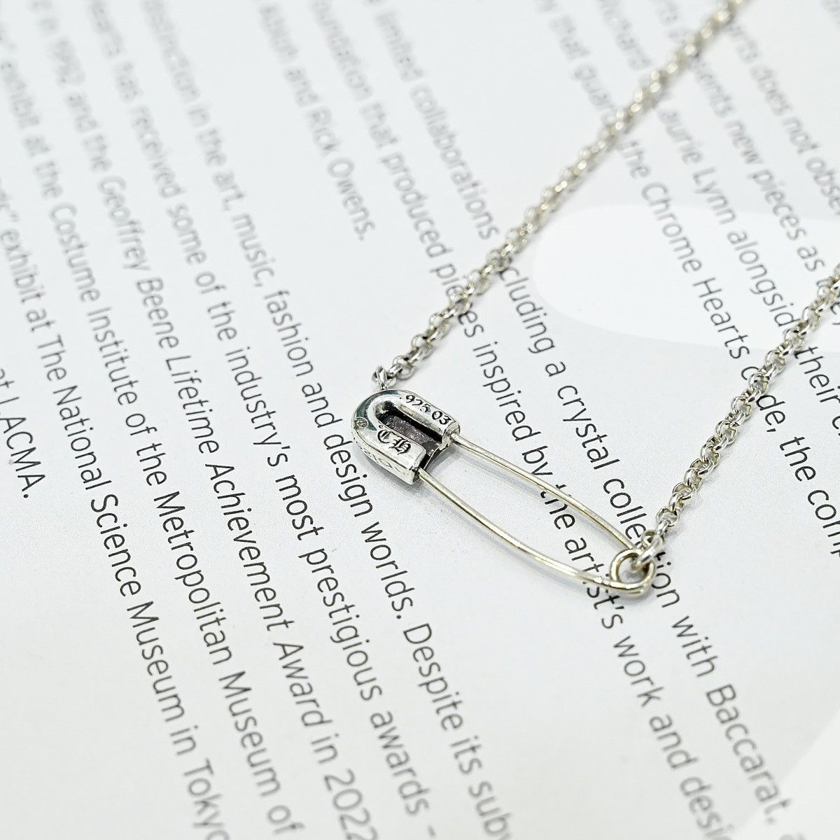 Chrome Hearts CHROME HEARTS SAFETY PIN DIAMOND DOG SILVER Size ONE SIZE - 4 Thumbnail