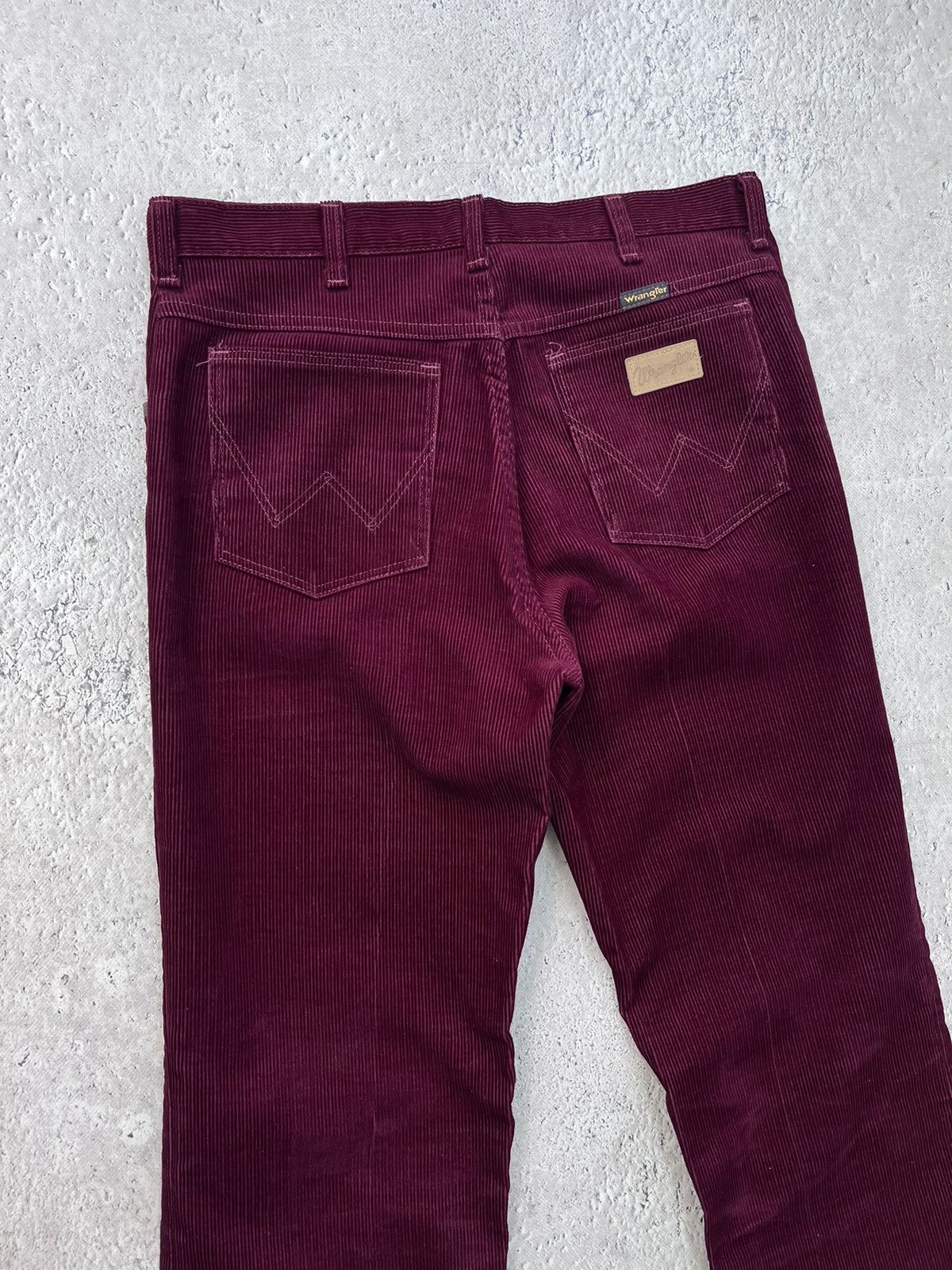 Vintage × Wrangler Vintage Corduroy Wrangler Wrancher Flare Trousers Size US 33 - 12 Thumbnail