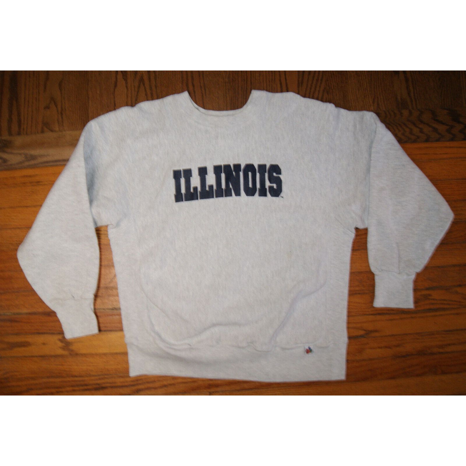 Fruit Of The Loom VTG ILLINOIS FIGHTING ILLINI L Sweatshirt Heavy USA Spell Size US L / EU 52-54 / 3 - 2 Thumbnail