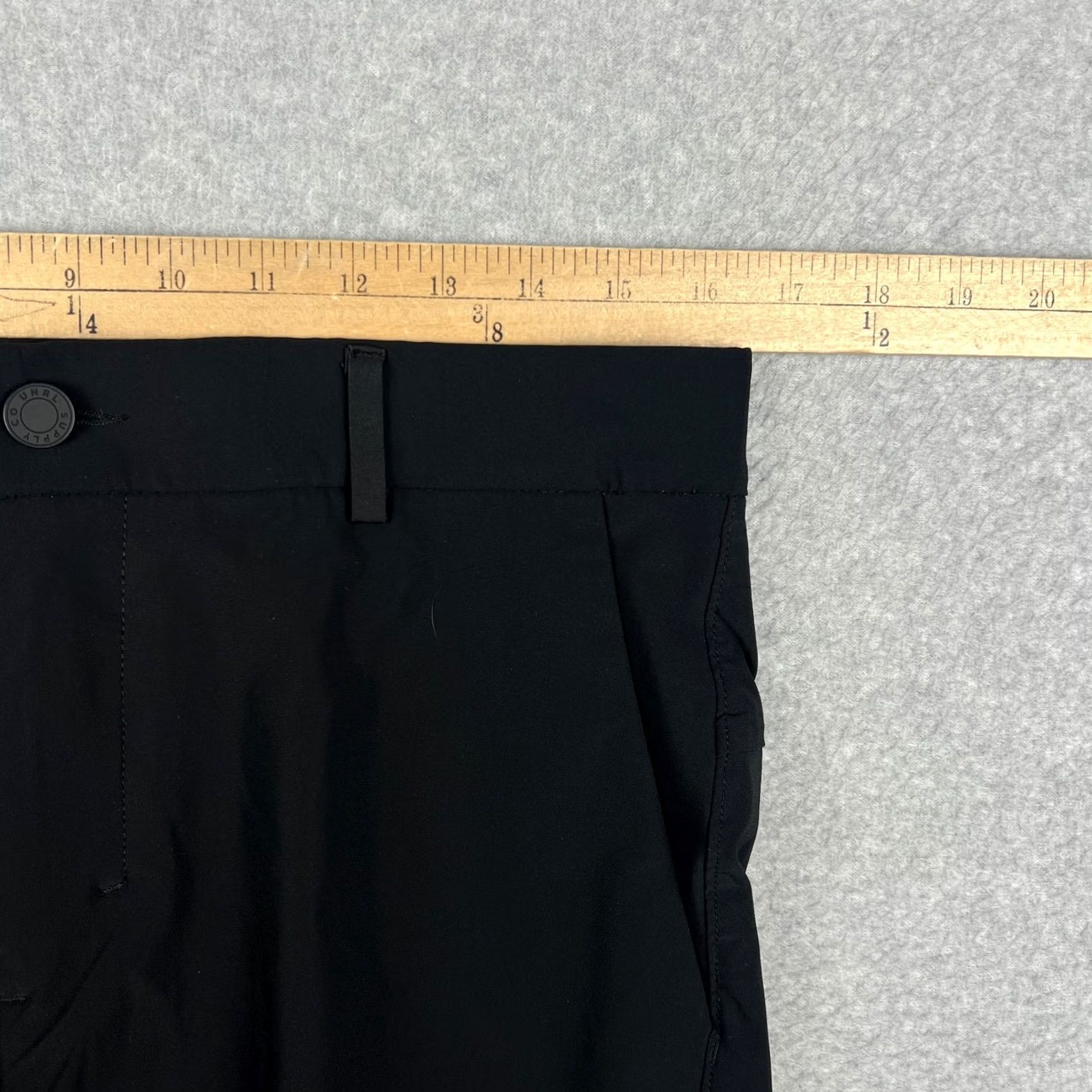 Vintage UNRL Golf Pants Slim Fit Stretch Performance 34x32 Mens Black Tapered Leg Chino Regular Waist 34 Inseam 32 Size US 34 / EU 50 - 5 Thumbnail