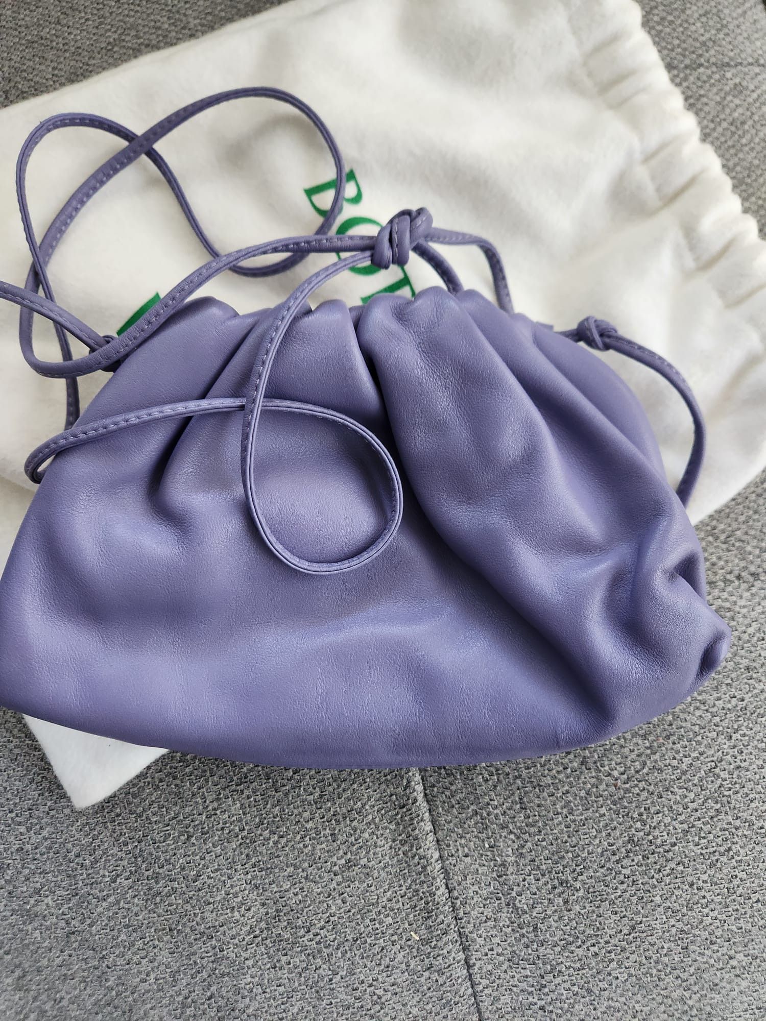 Bottega Veneta Bottega Veneta Purple Mini Pouch Clutch Size ONE SIZE - 2 Thumbnail