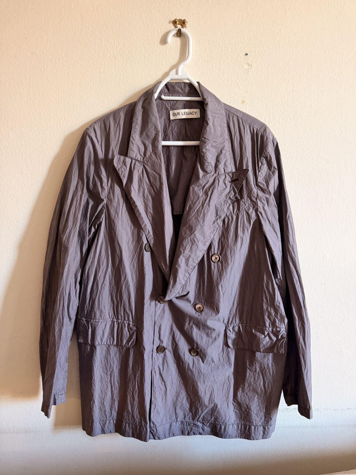 Our Legacy Our Legacy Sharp Double Breasted Blazer Size 48R - 1 Thumbnail
