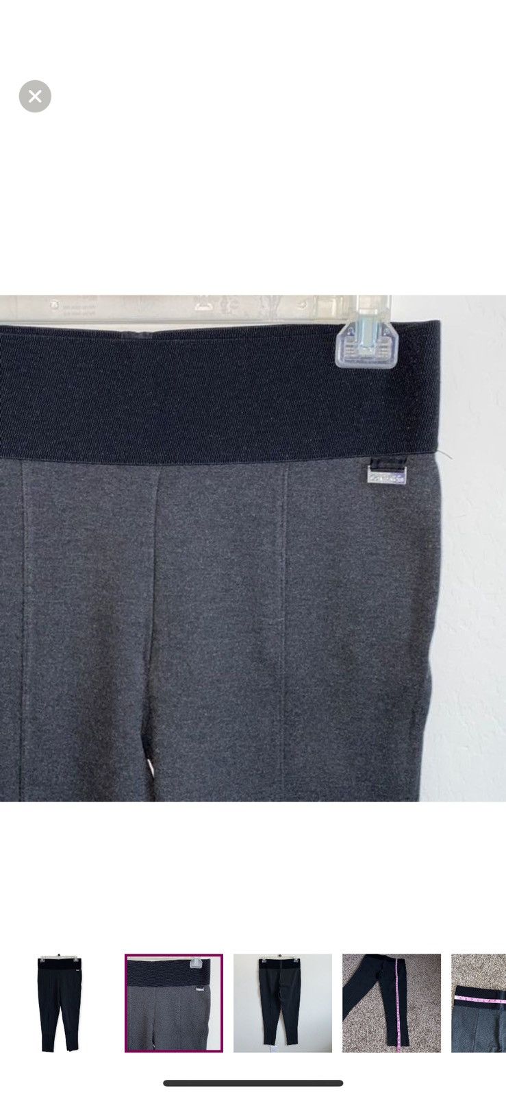Calvin Klein Calvin Klein large grey ponte pants Size 34" / US 12 / IT 48 - 4 Thumbnail