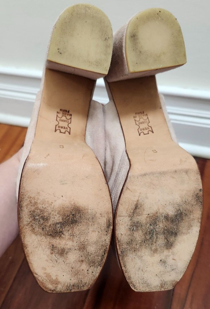 No. 6 No. 6 Victoria Platform Heels Blush Furry Chunky Shoes 8 Size US 8 / IT 38 - 10 Thumbnail