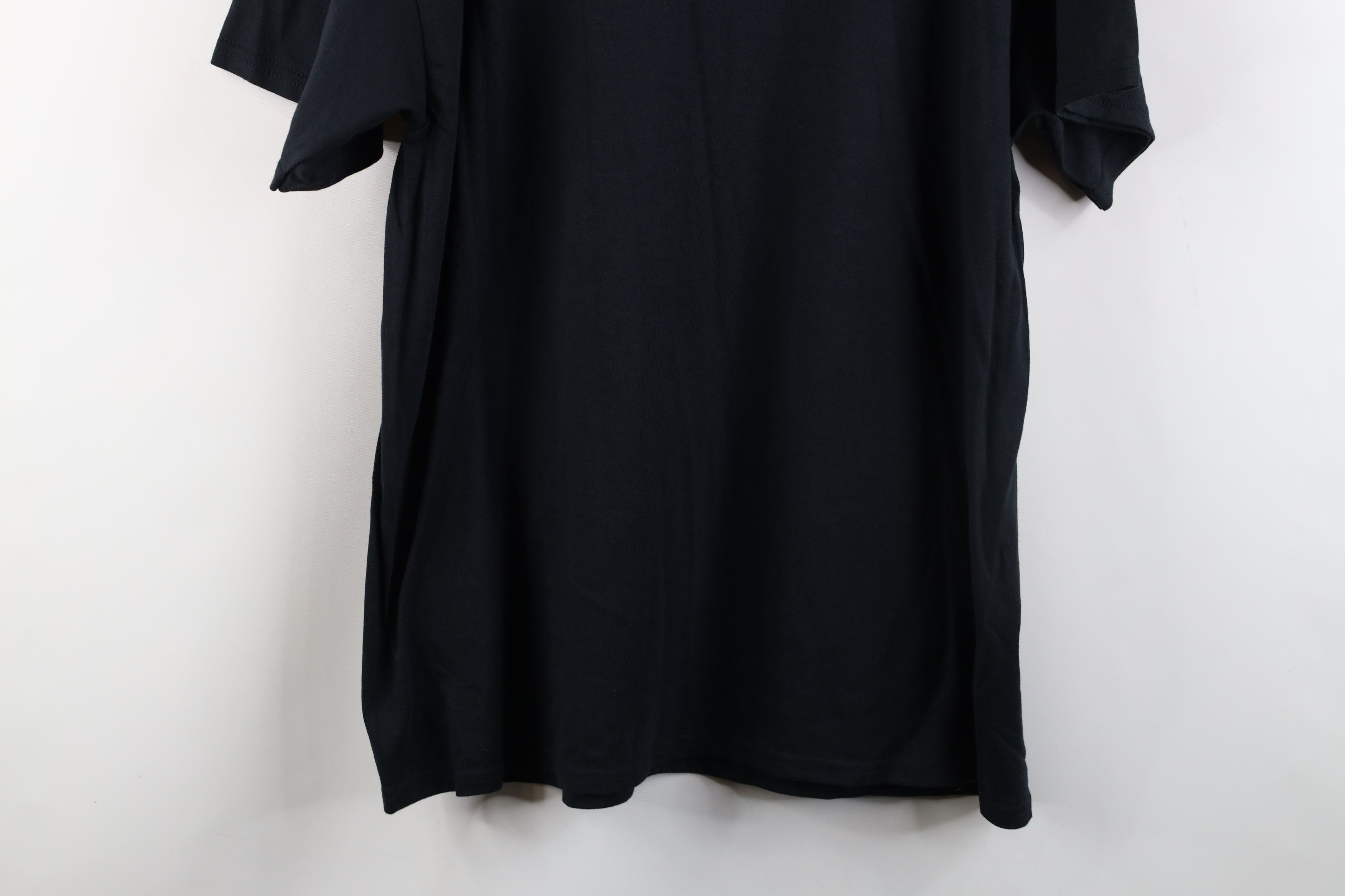 Vintage Deadstock Vintage Y2K Streetwear Heavy Cotton T-Shirt Black Size US XL / EU 56 / 4 - 14 Thumbnail