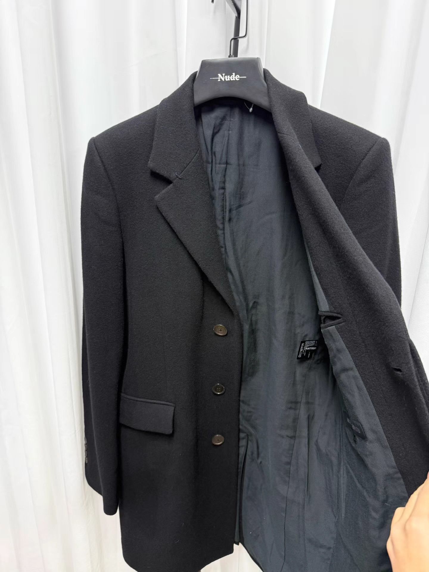 Ann Demeulemeester Ann Demeulemeester 100% Cashmere Coat K20 Size US XS / EU 42 / 0 - 6 Thumbnail