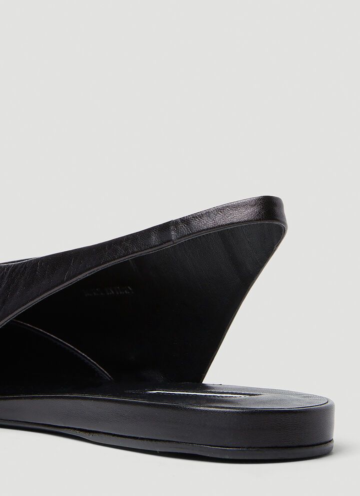 Jil Sander o1loc1c0426 Ballet Flats in Black Size US 6 / IT 36 - 5 Thumbnail