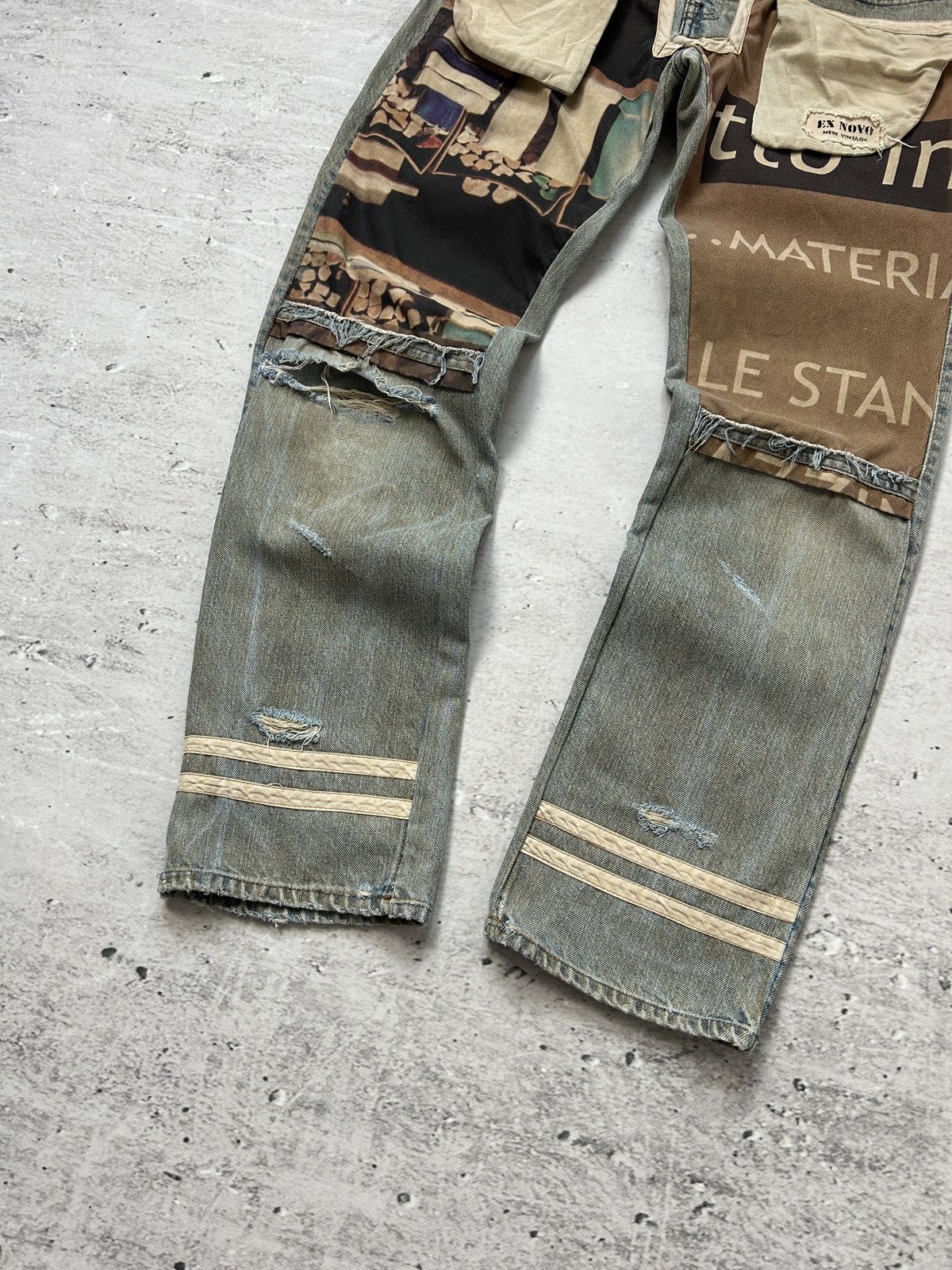 Levi's Vintage Clothing 🔥VINTAGE LEVIS SILVER TAB CUSTOM DISTRESSED DENIM JEANS 90s🔥 Size US 32 / EU 48 - 3 Thumbnail