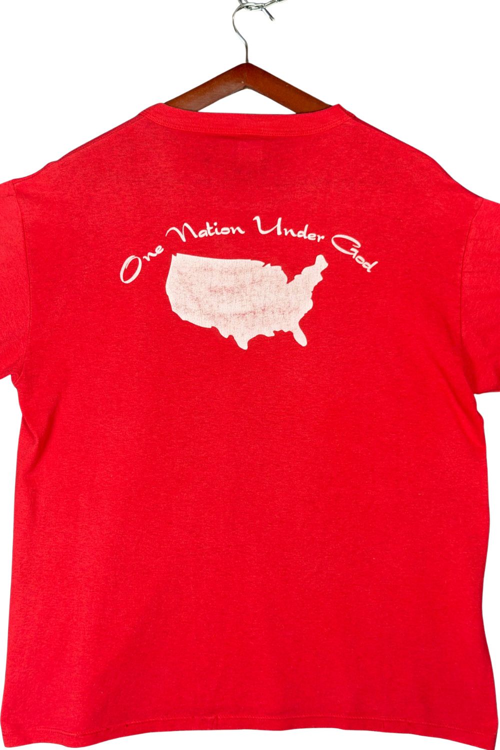 Russell Athletic 90s Russell Athletic “One Nation Under God” USA Church Tee Size US L / EU 52-54 / 3 - 12 Thumbnail