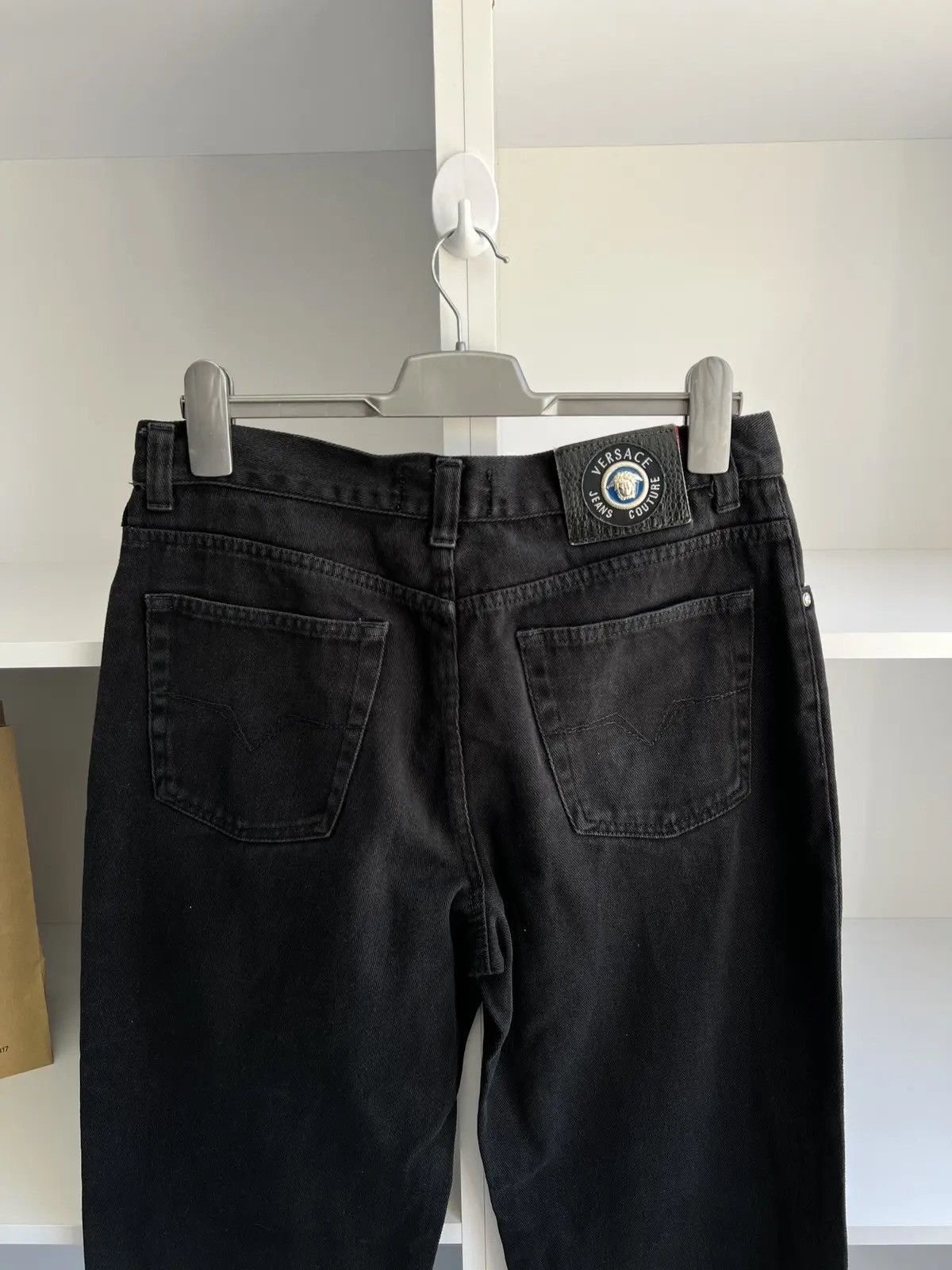 Versace × Versace Jeans Couture × Vintage Vintage Versace Jeans Couture black pants Size US 36 / EU 52 - 14 Thumbnail