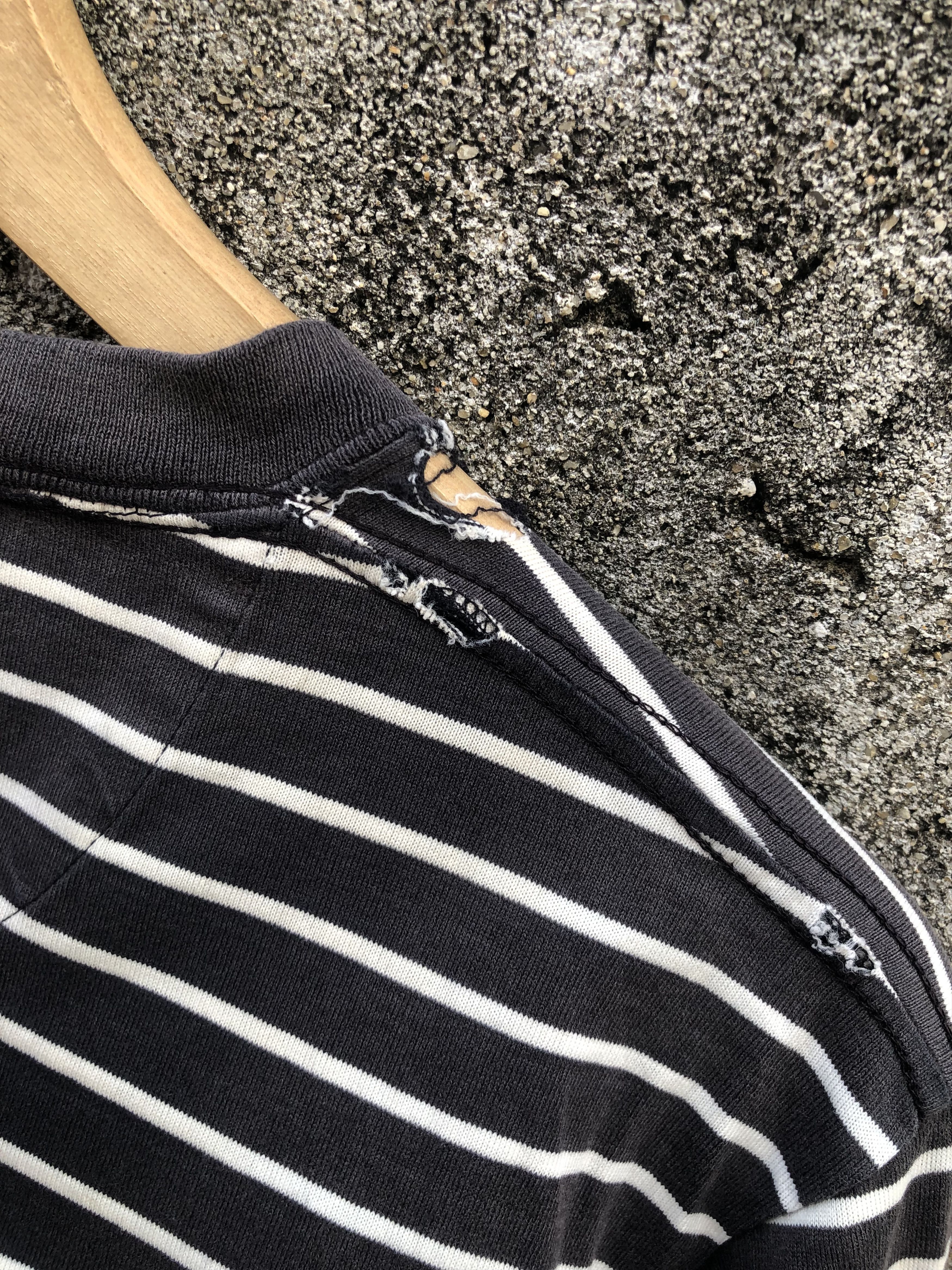 Stussy Stussy Striped LongSleeve Tee Distressed Size US M / EU 48-50 / 2 - 7 Thumbnail