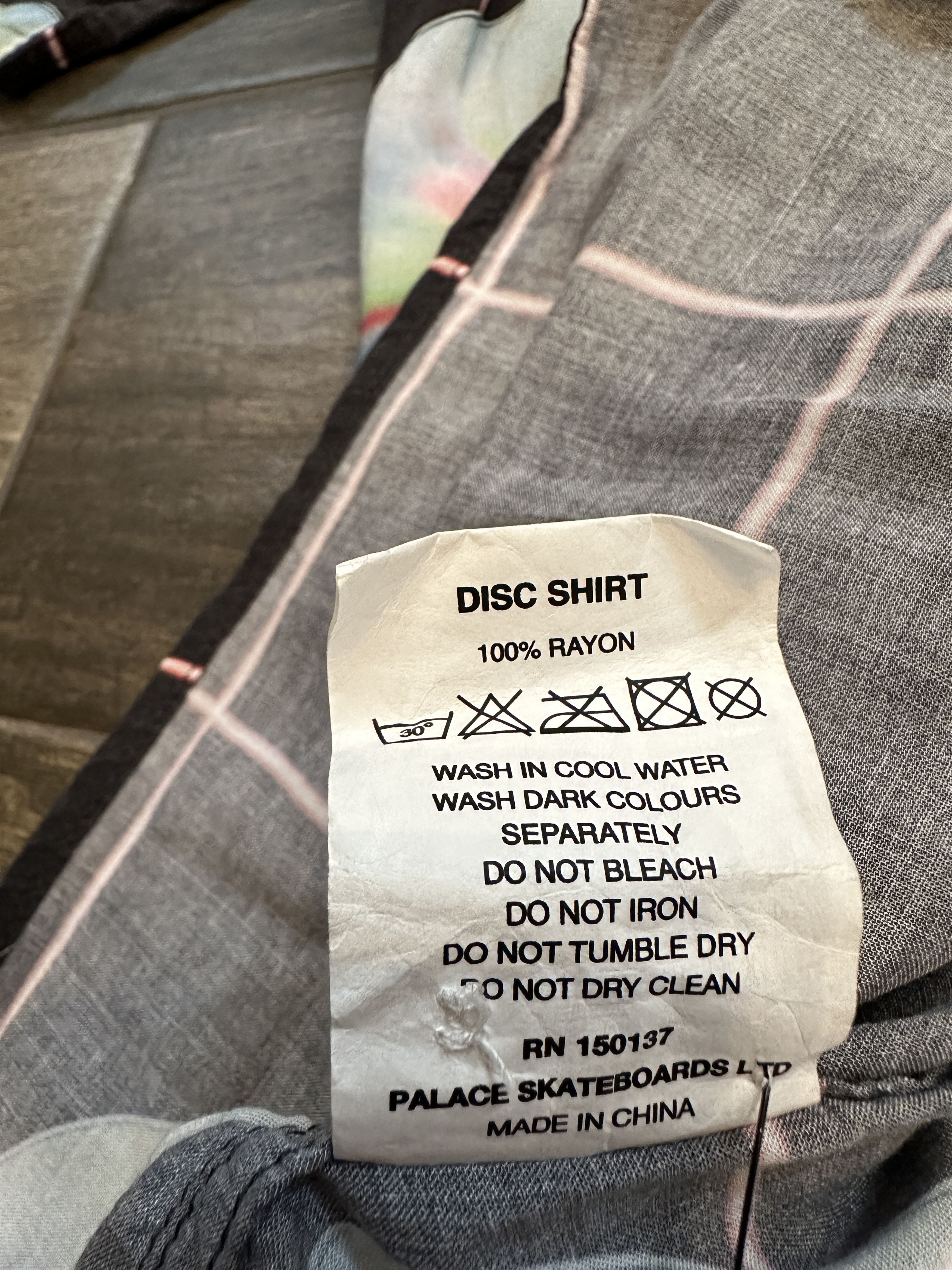 Palace Palace CD Disc Button Up Short Sleeve Rayon Shirt Size US L / EU 52-54 / 3 - 6 Thumbnail