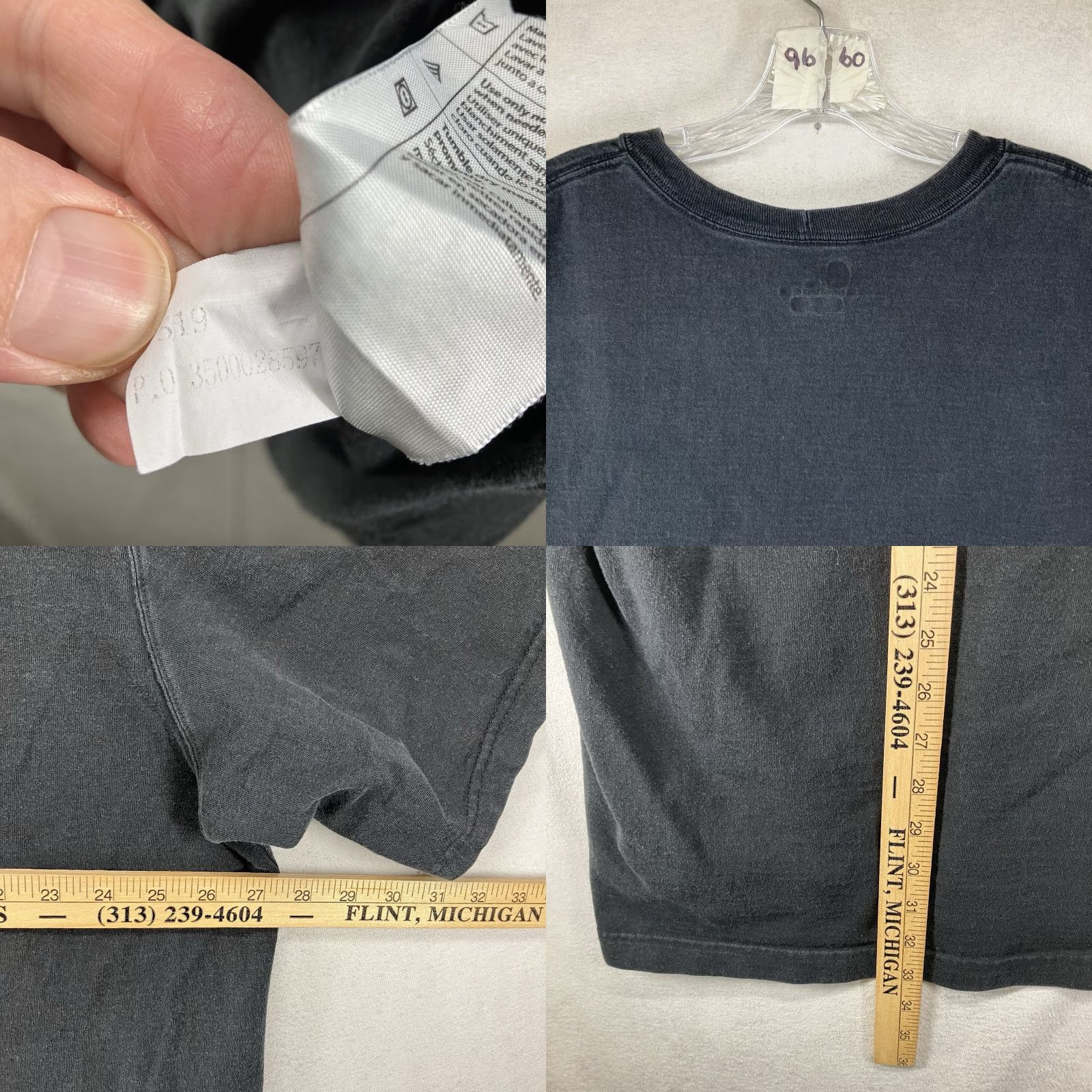 Carhartt Carhartt T-Shirt Mens 2XL Short Sleeve Crew Neck Black Heavy Cotton Regular Fit Logo Pockets All Seasons Classic Outdoor Vintage No Size US XXL / EU 58 / 5 - 8 Thumbnail
