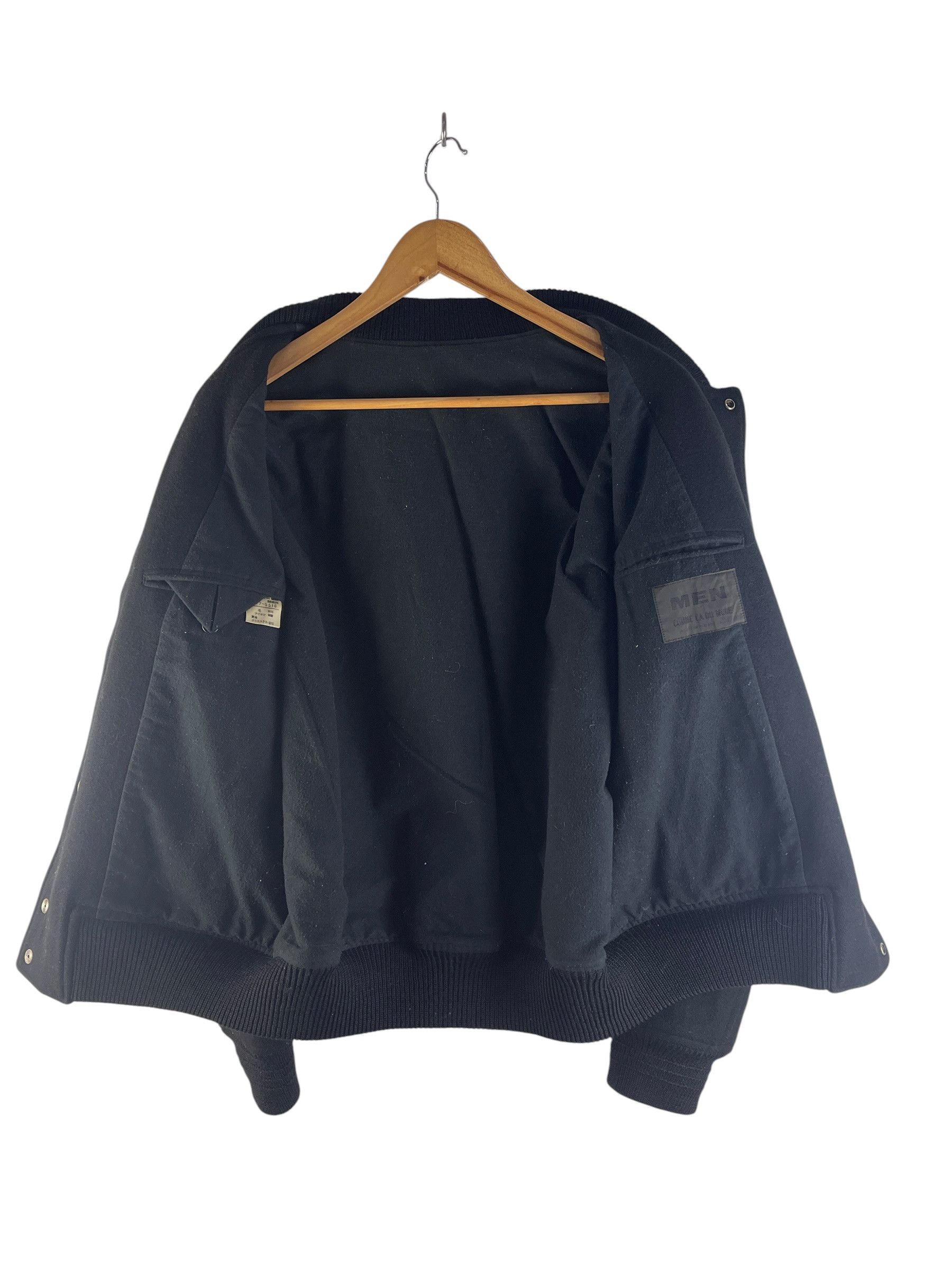 Japanese Brand Vintage Comme Ca Du Mode MEN Wool Varsity Jacket Size US L / EU 52-54 / 3 - 3 Thumbnail