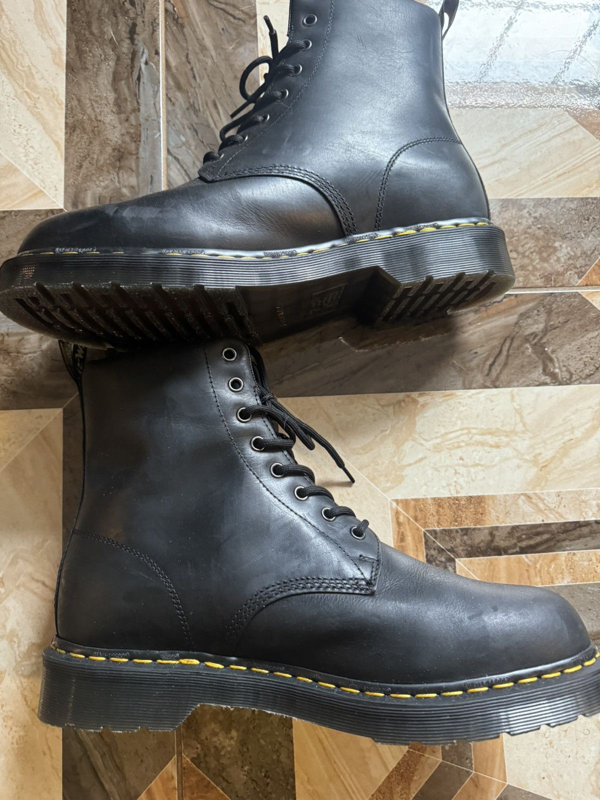 Vintage Doc Marten men’s combat boot Size US 12 / EU 45 - 2 Thumbnail
