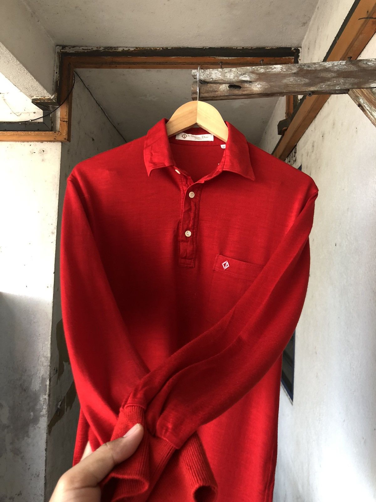 Christian Dior Monsieur Vintage 90s Christian Dior Sport Polo Long Sleeve Shirt Size US M / EU 48-50 / 2 - 9 Thumbnail