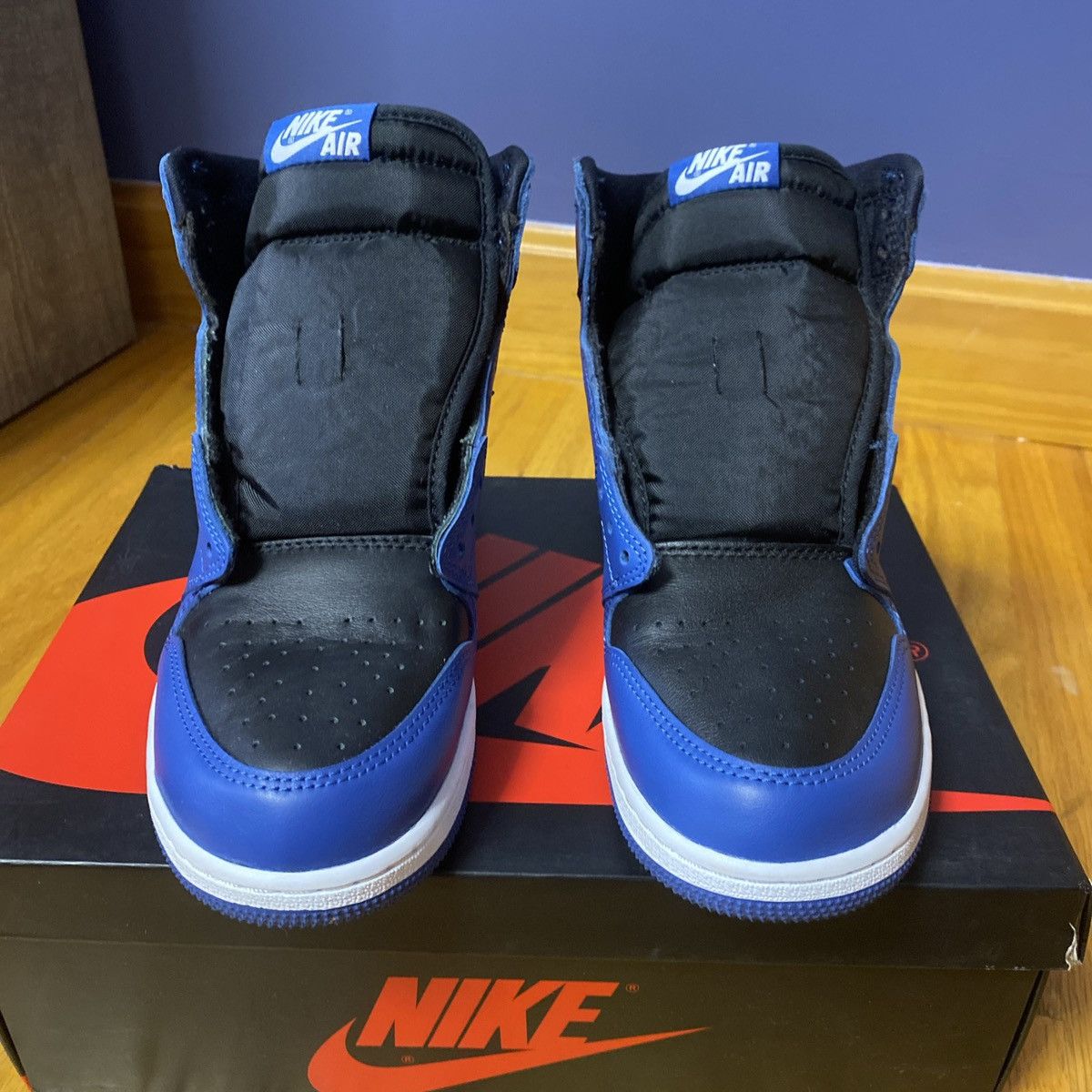 Jordan Brand × Nike Jordan 1 High GS Dark Marina Blue Size US 6.5 / EU 39-40 - 5 Thumbnail