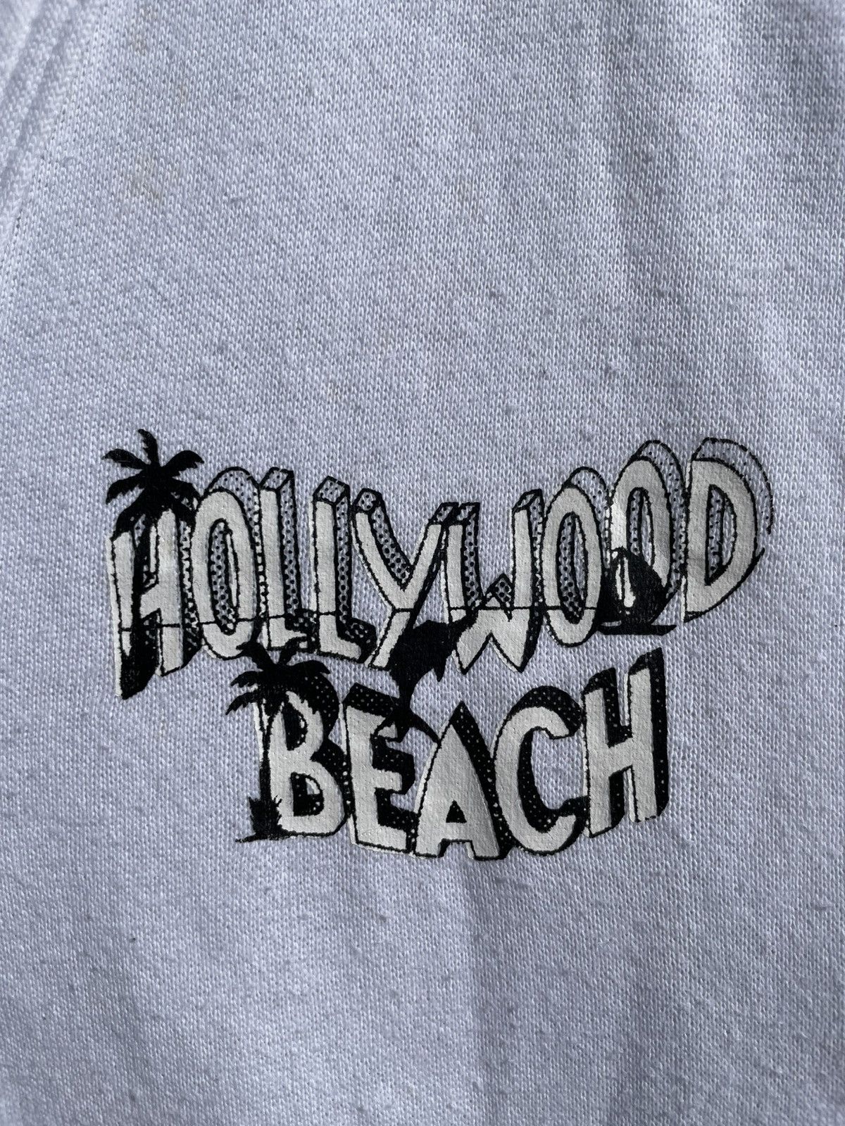 Vintage RARE🔥 Vintage Hollywood Beach Florida Graphic Print Cardigan Size US XL / EU 56 / 4 - 7 Thumbnail