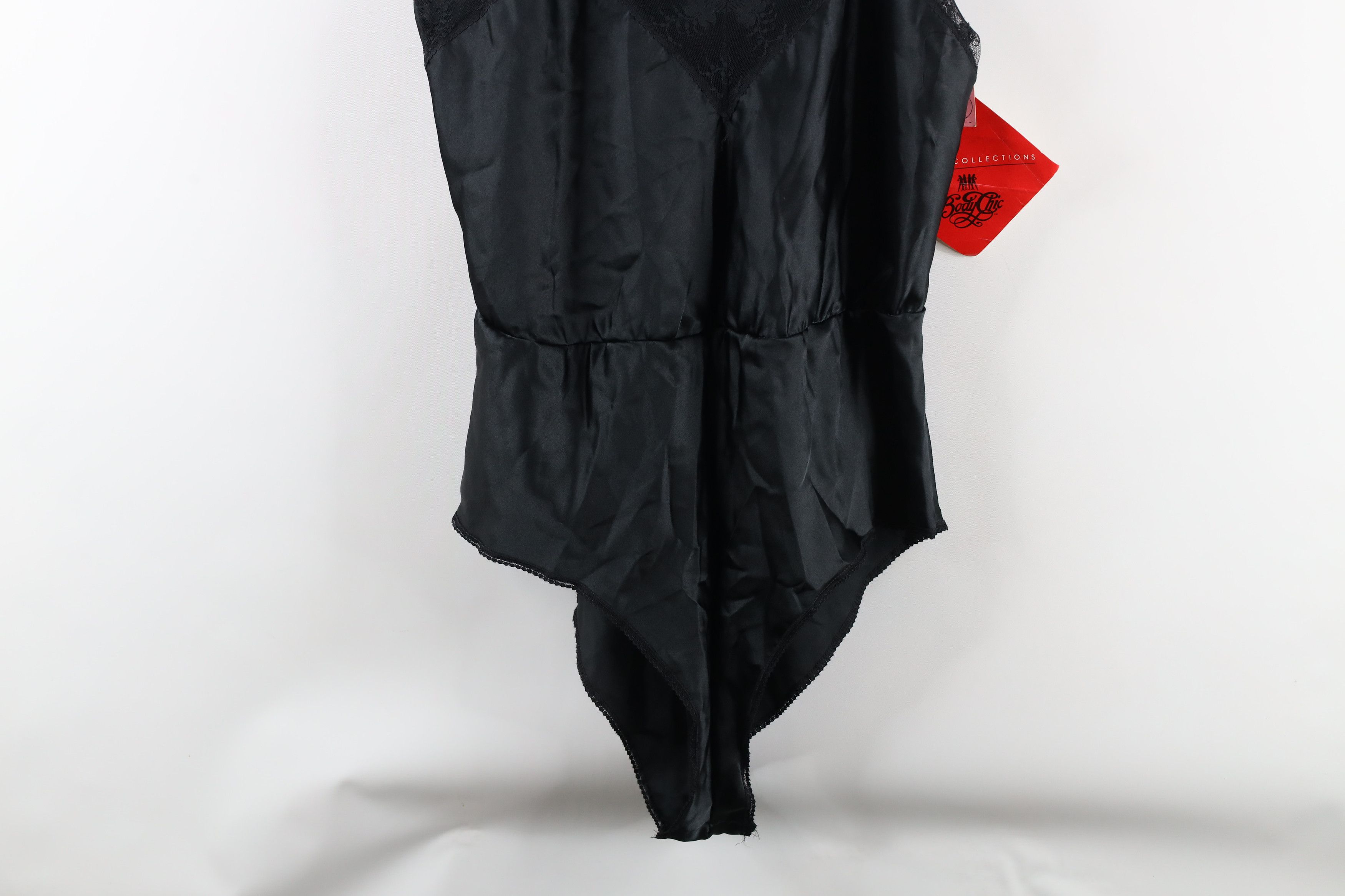 Vintage Deadstock Vintage 90s Satin Snap Crotch Teddy One Piece USA Size L / US 10 / IT 46 - 3 Thumbnail