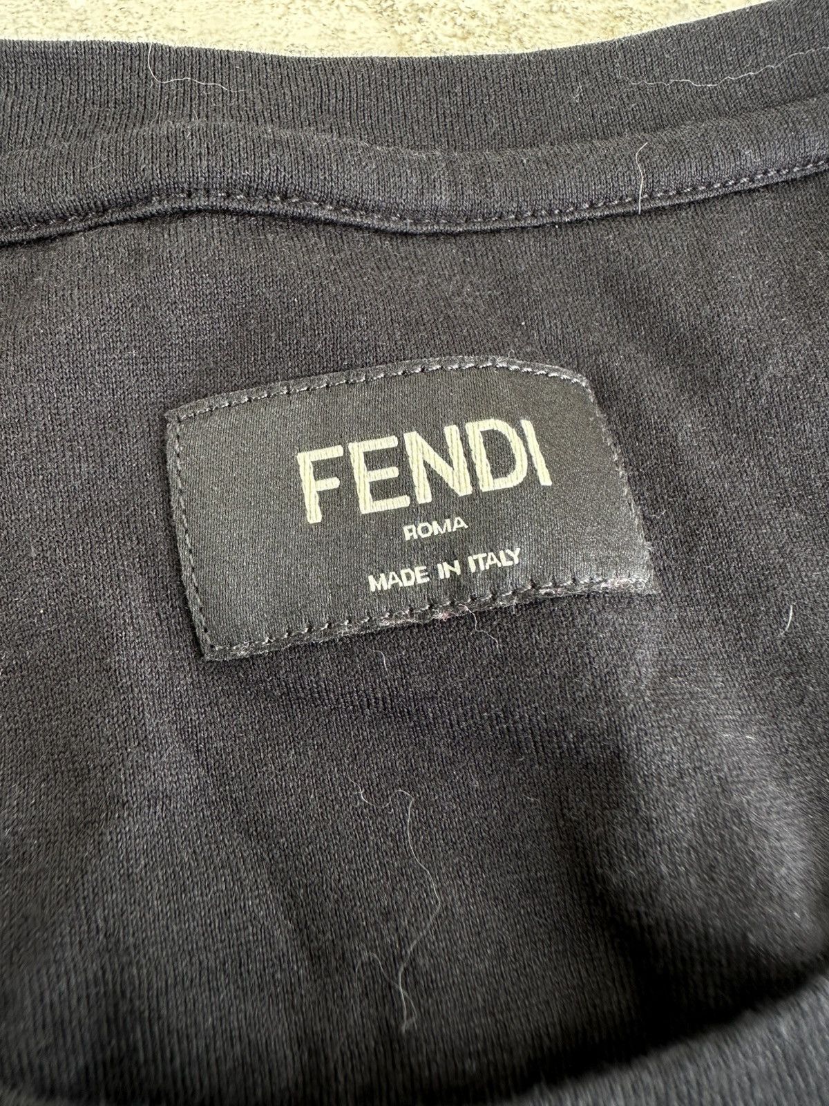 Fendi × Karl Lagerfeld Fendi Karl Loves Fendi Black Tee Size US S / EU 44-46 / 1 - 4 Thumbnail