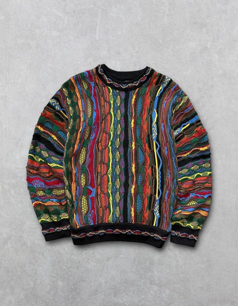 Coogi Vintage coogi style cable knit Size US S / EU 44-46 / 1 - 1 Thumbnail