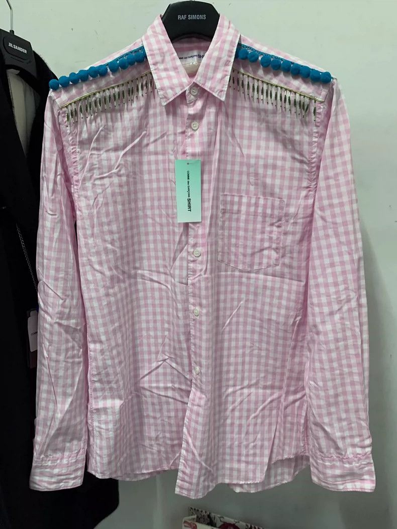 Comme des Garcons COMME DES GARCONS Pink Check Shirt Size US S / EU 44-46 / 1 - 1 Thumbnail