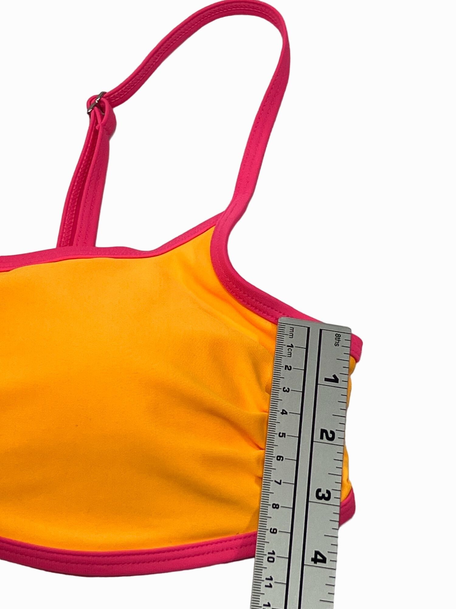 Other Wild Fable Women's Color Block Square Neck Bikini Top- Orang Size ONE SIZE - 6 Thumbnail
