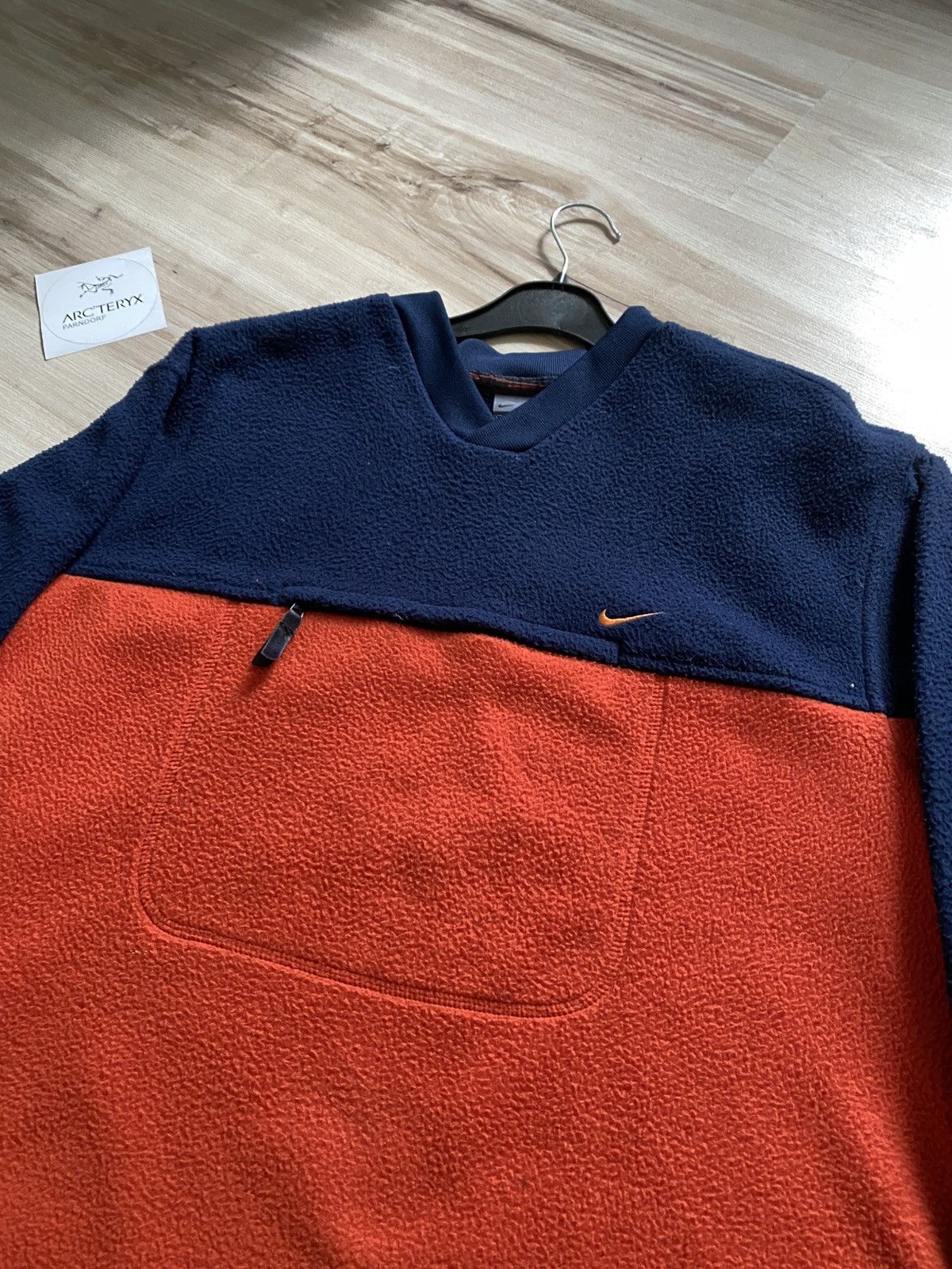 Nike × Vintage Vintage 🍊 90s sweatshirt nike fleece Size US S / EU 44-46 / 1 - 2 Thumbnail