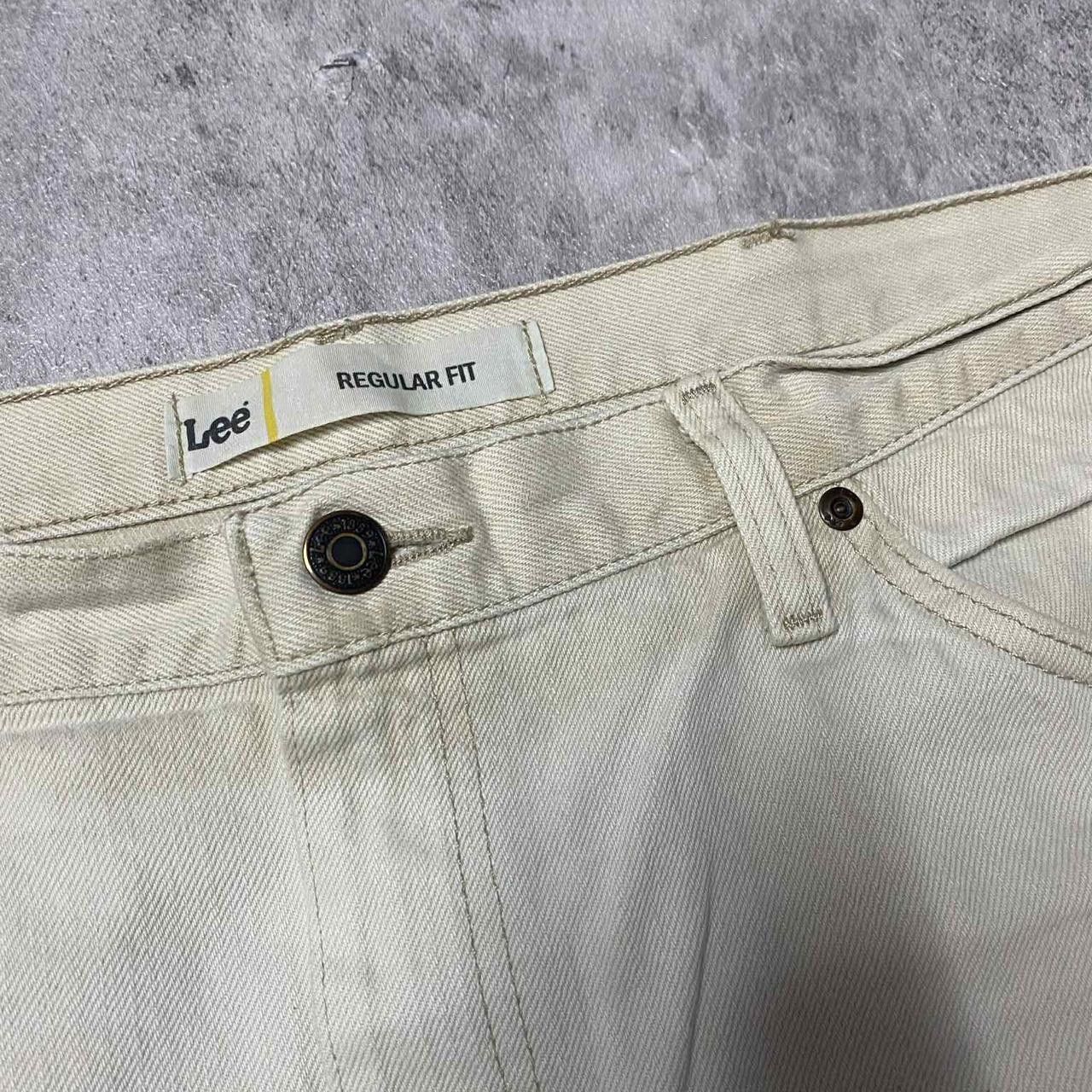 Lee Tan and cream vintage Lee jeans jeans Size US 36 / EU 52 - 5 Thumbnail