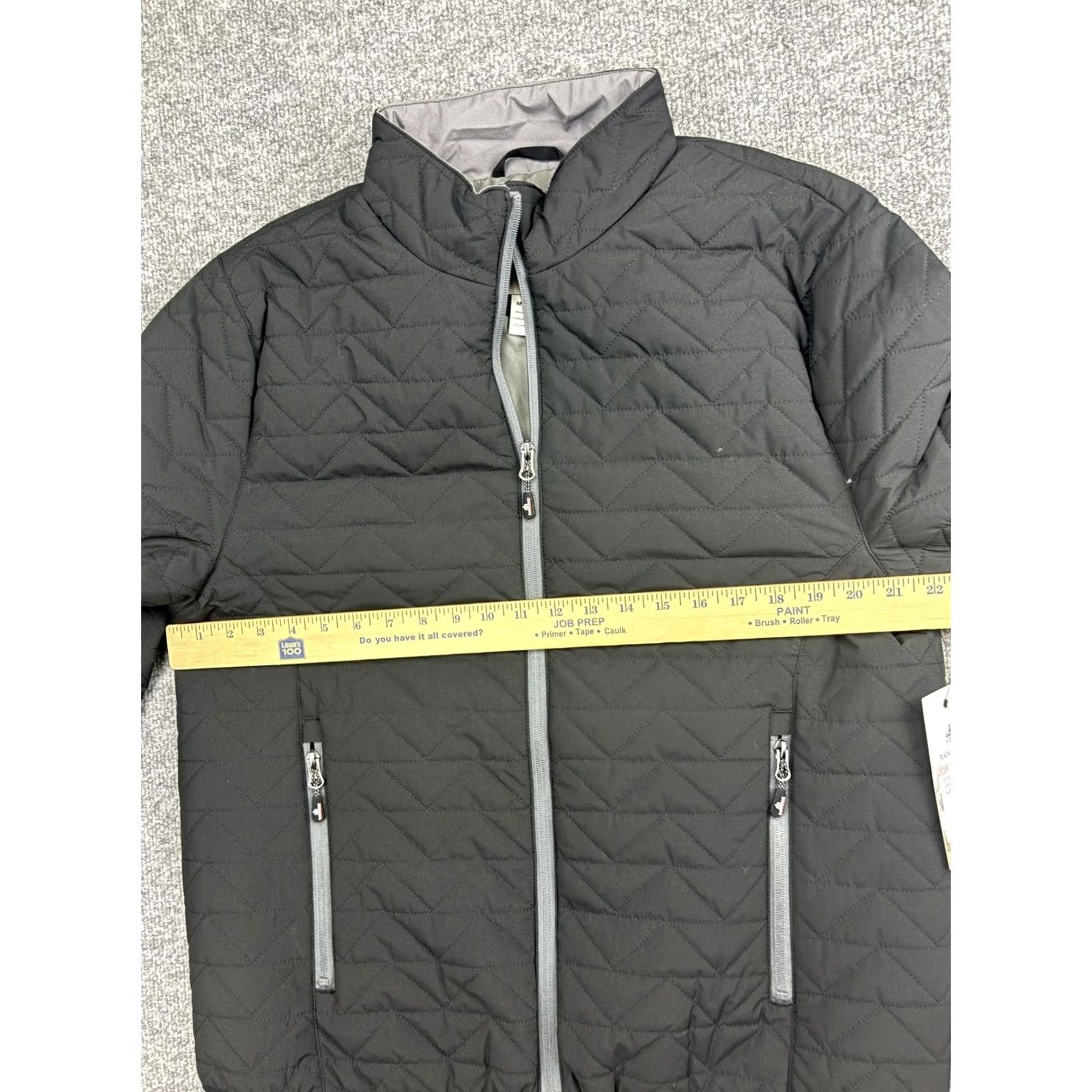 Vintage Rainforest Jacket Mens M Black Quilted Insulated Full Zip Pockets RF2521 Size US M / EU 48-50 / 2 - 6 Thumbnail