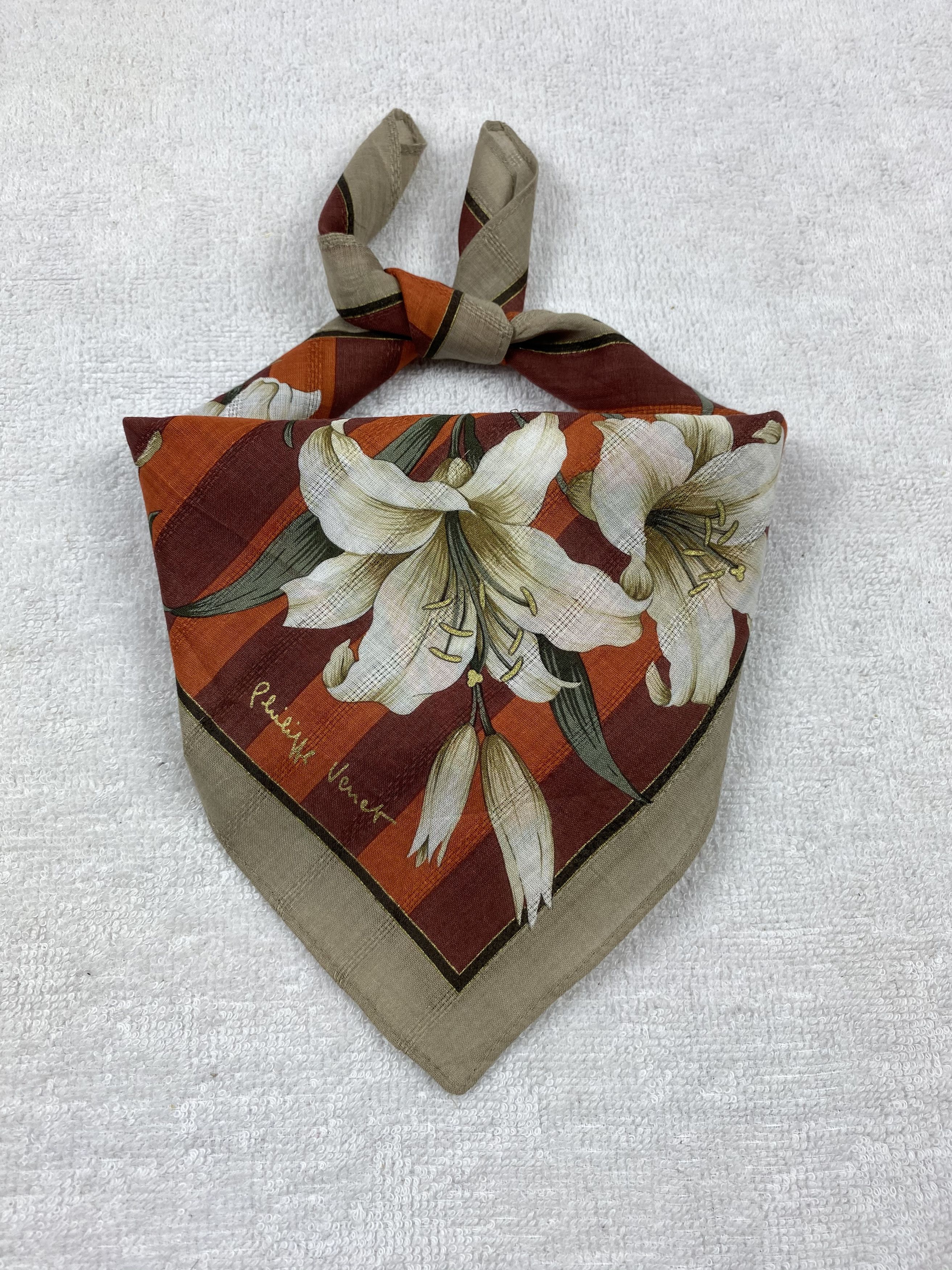 Vintage Philippe Venet Handkerchief / Bandana / Neckerchief Size ONE SIZE - 1 Thumbnail