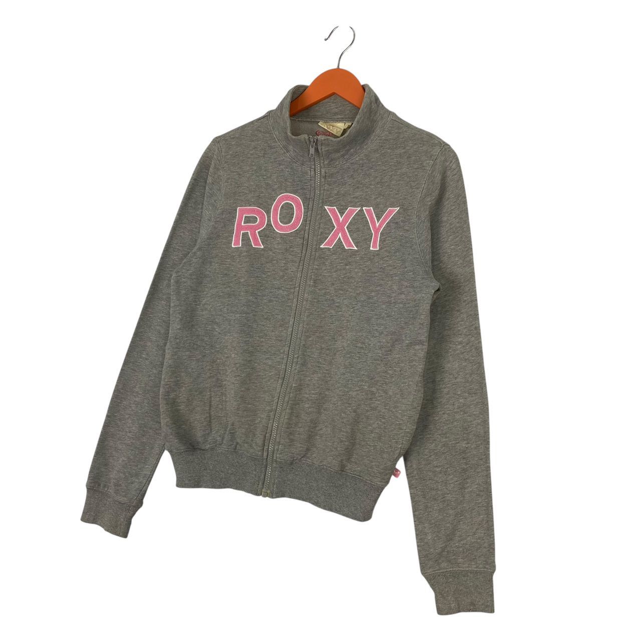 Quiksilver Vintage Roxy Surf Spell Out Logo Fullzipper Sweater Size L / US 10 / IT 46 - 2 Thumbnail