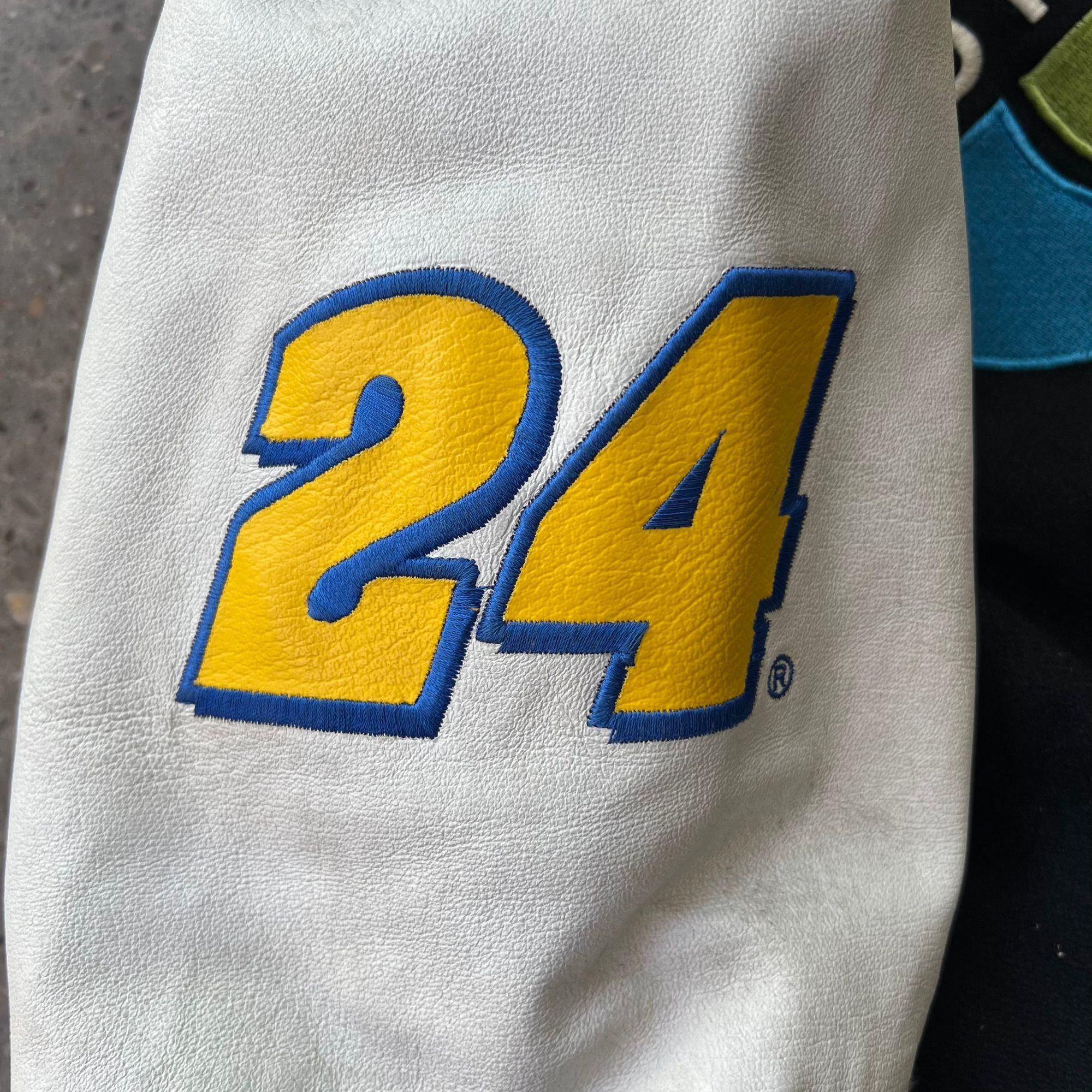 NASCAR × Vintage Vintage Jeff Gordon #24 NASCAR Racing DuPont Bomber Jacket Size US L / EU 52-54 / 3 - 6 Thumbnail
