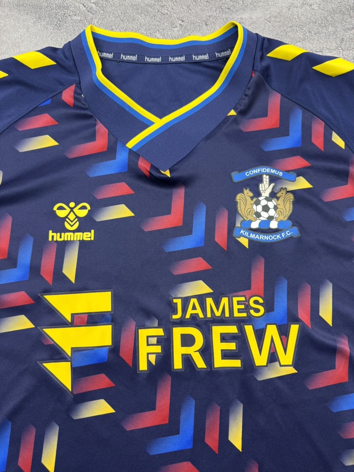 Hummel Kilmarnock FC 2021-22 Hummel Jersey James Frew Adult Size L Size US L / EU 52-54 / 3 - 4 Thumbnail