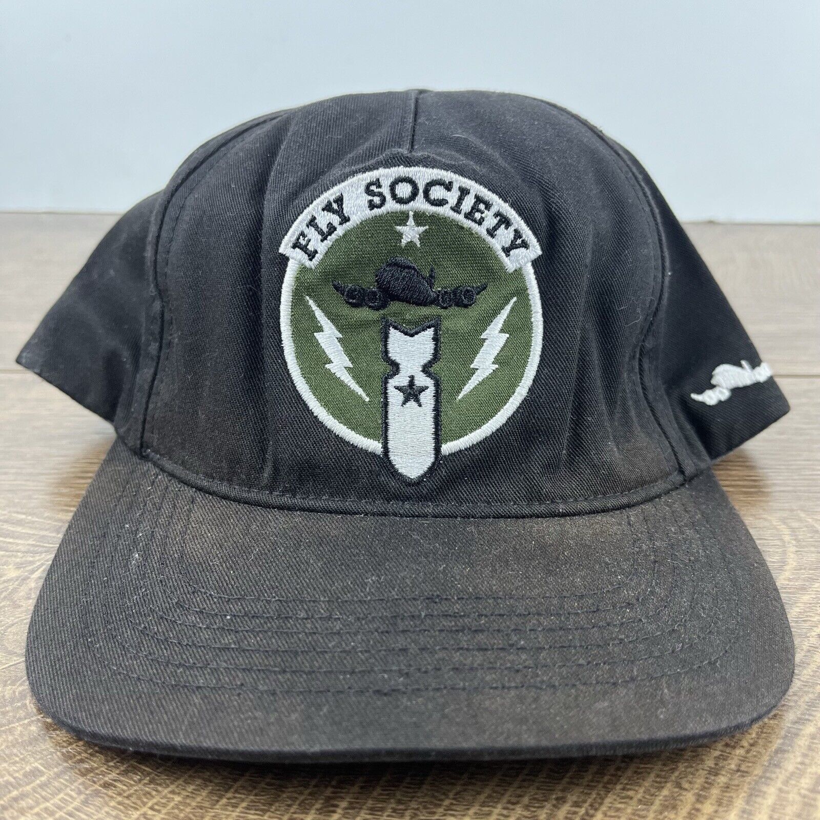 Other Fly Society Hat Black Cap Hat Adjustable Hat Black Adult Hat Size ONE SIZE - 3 Thumbnail