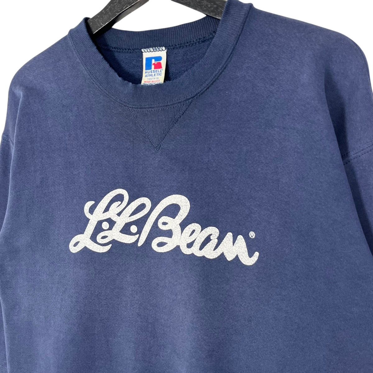 L.L. Bean × Vintage Vintage 90s LL Bean Spell Out Logo Sweatshirt Size US M / EU 48-50 / 2 - 4 Thumbnail
