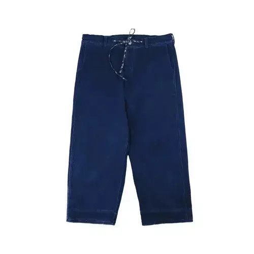 Other 20AW Indigo Union Japan Blue Patchwork Handmade Kendo Pants Size US 32 / EU 48 - 1 Thumbnail