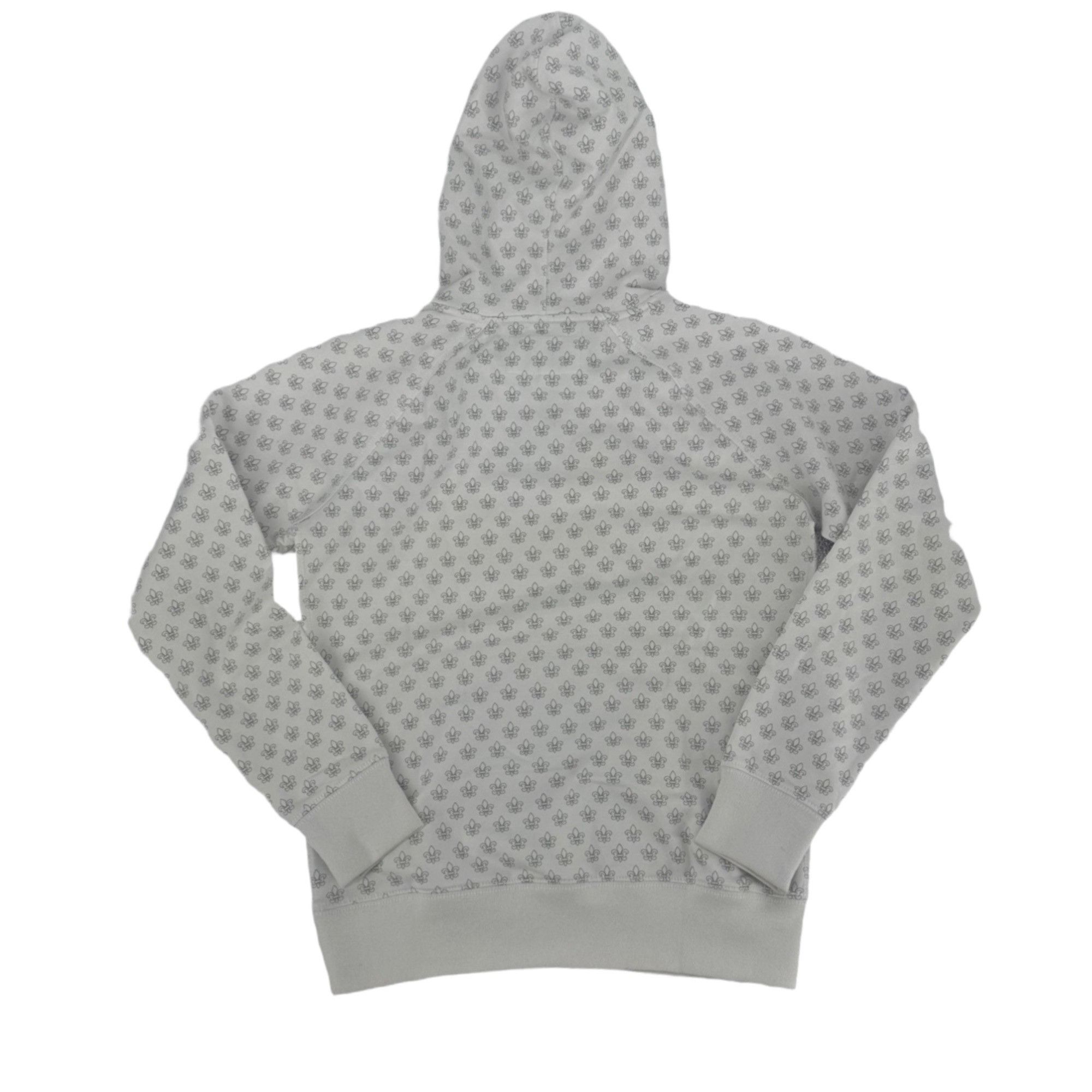 Guess Guess White Fleur-de-lis All Over Print Hoodie - Large Size L / US 10 / IT 46 - 5 Thumbnail