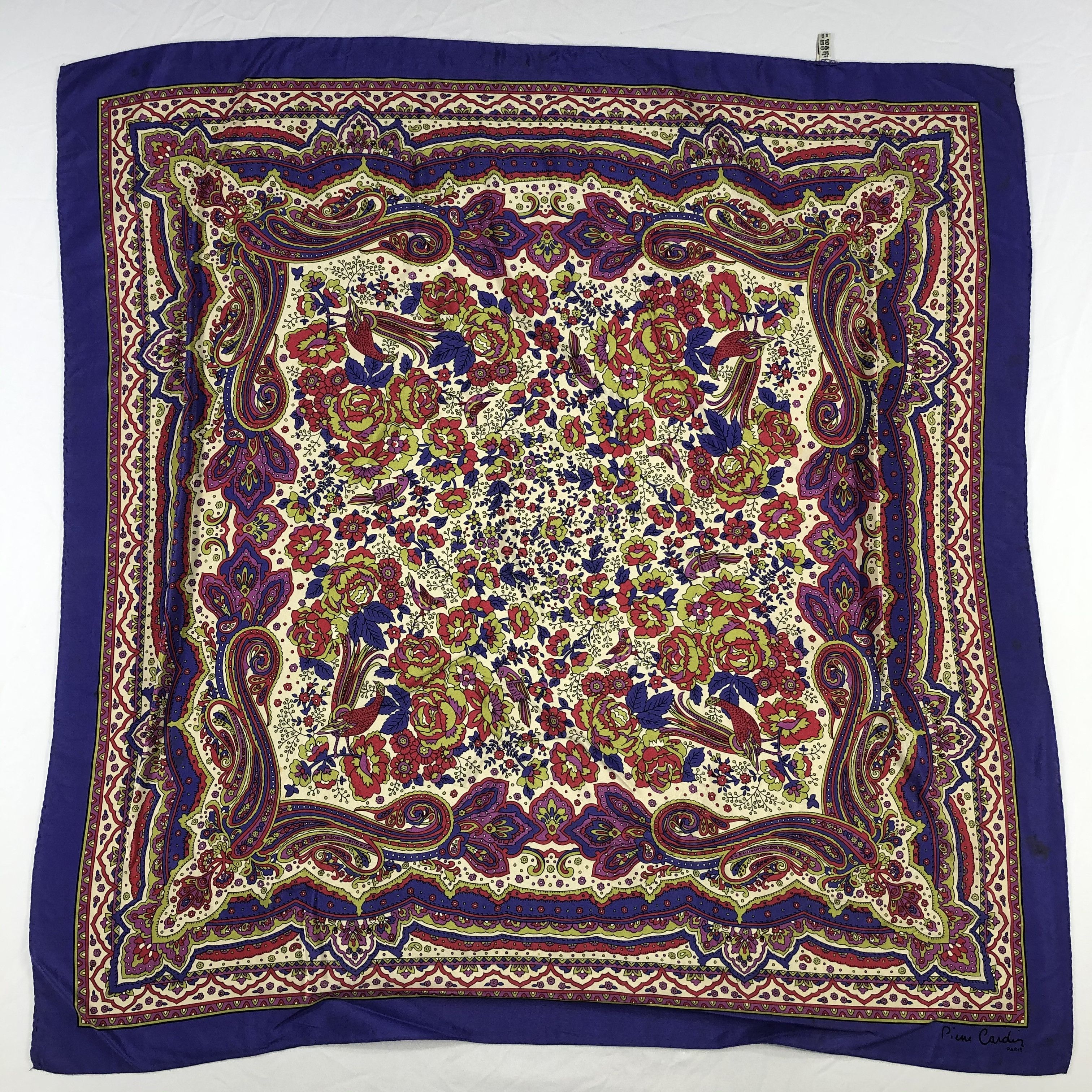 Pierre Cardin Vintage Pierre Cardin Silk Scarf Size ONE SIZE - 2 Thumbnail
