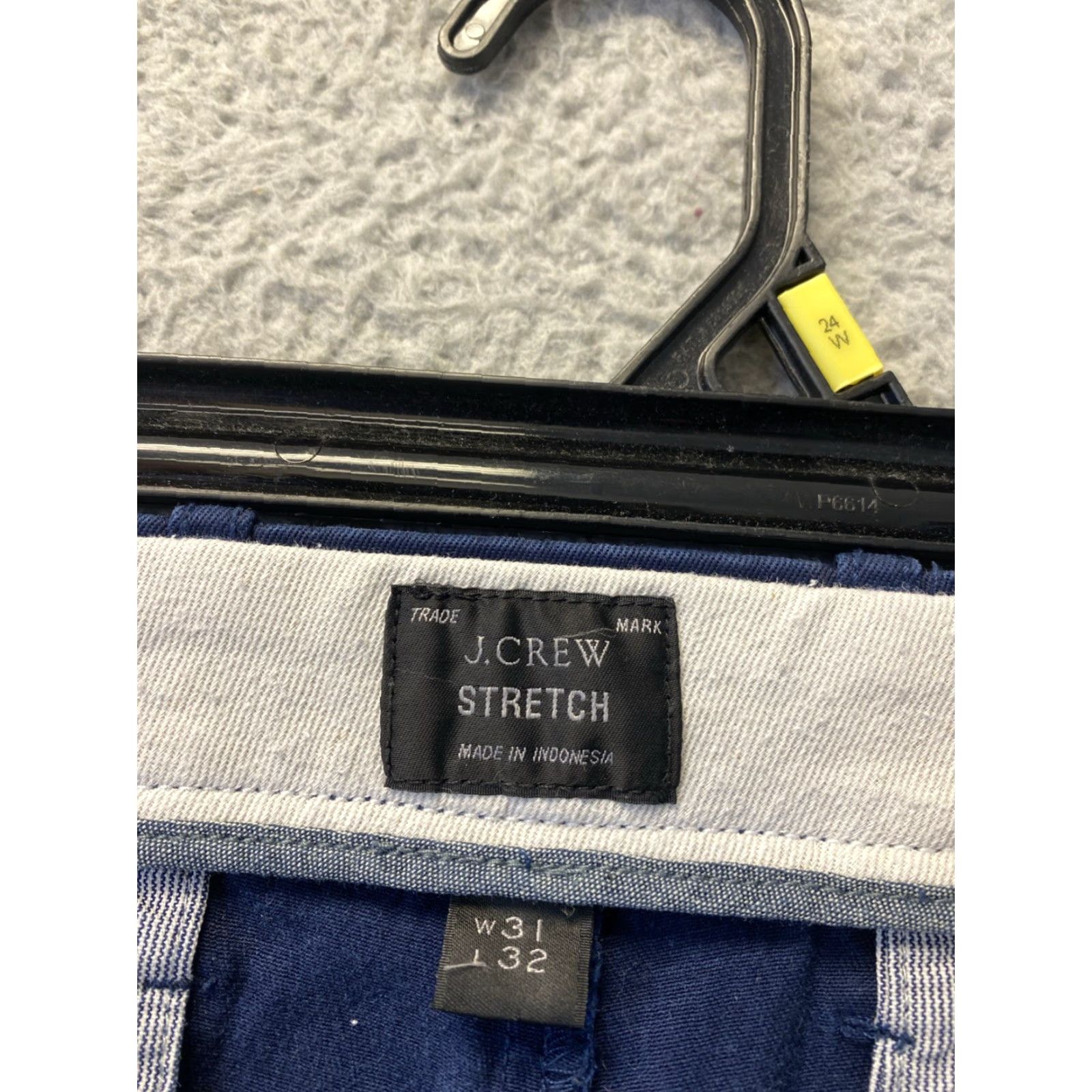 J.Crew J.Crew Slim Fit Chino Pants Navy Blue 31x32 Straight Regular Mens Size US 31 - 3 Thumbnail