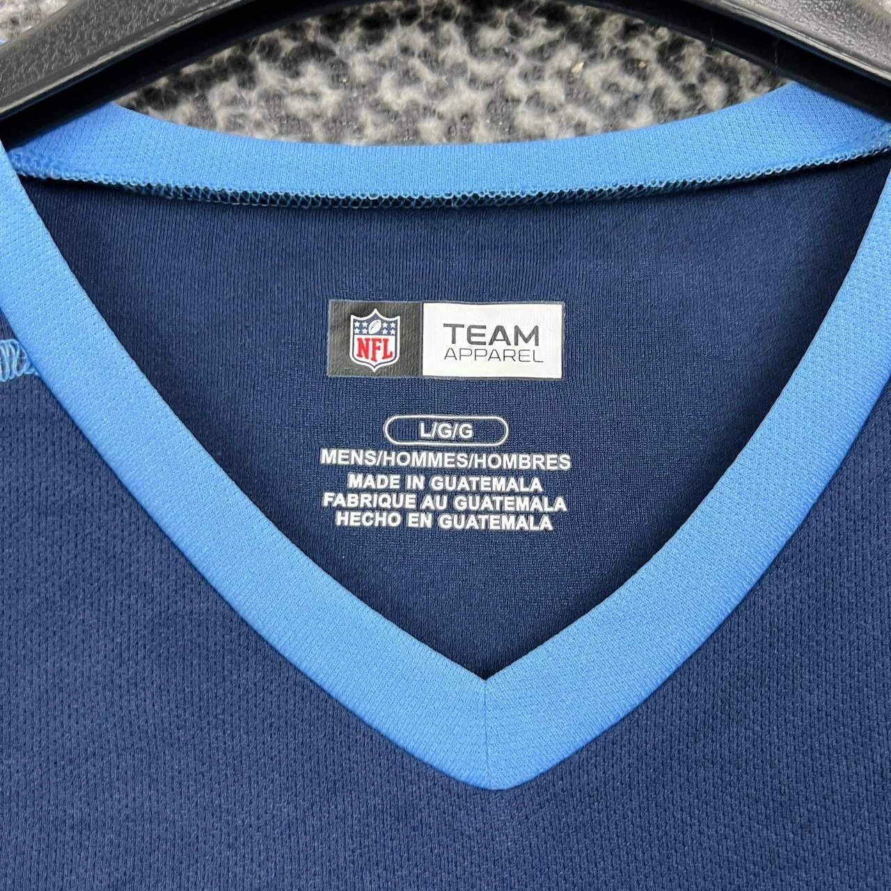 Other Tennessee Titans Shirt Men Blue Short Sleeve V-Neck New L Size US L / EU 52-54 / 3 - 3 Thumbnail