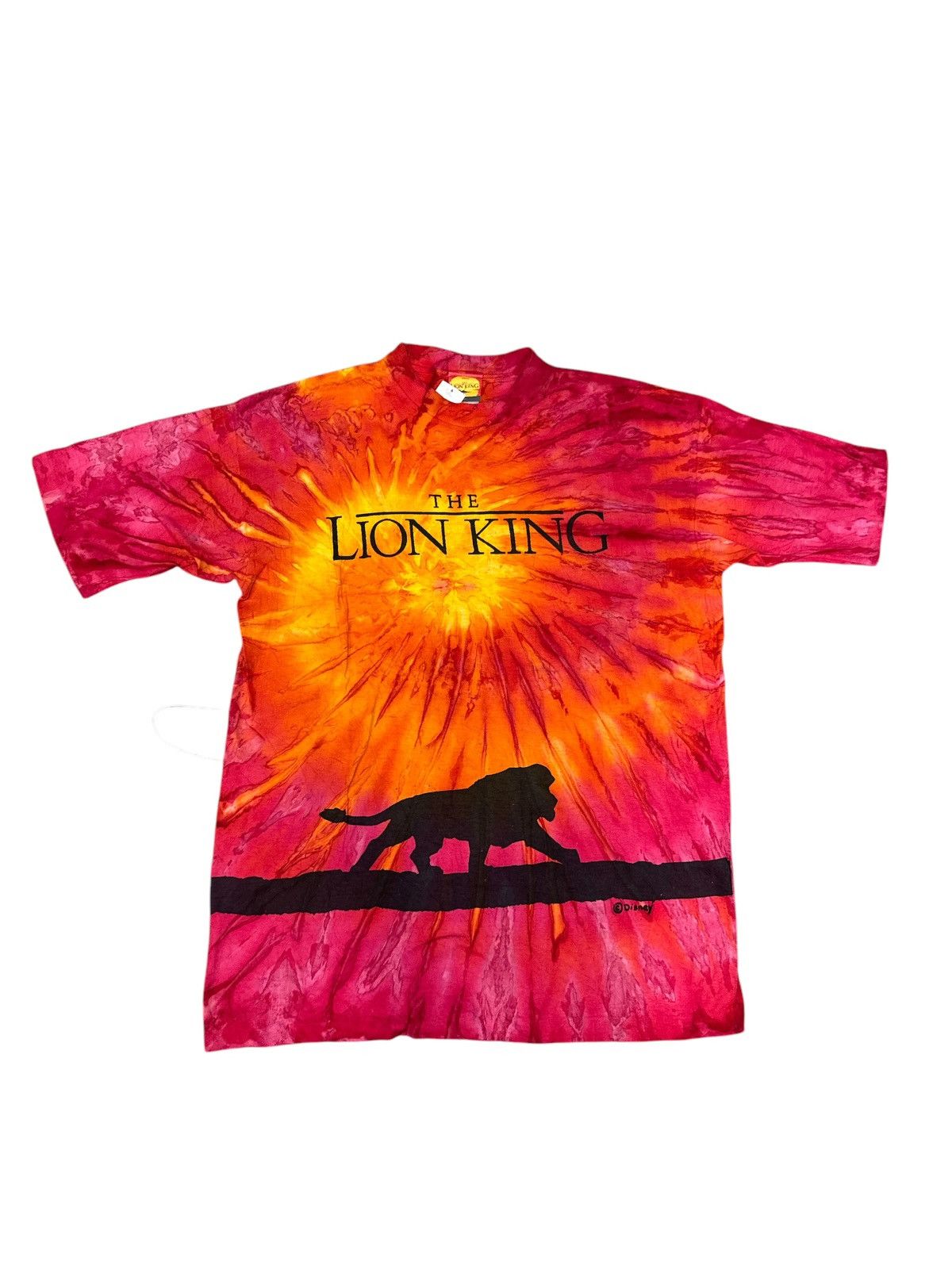 Disney VINTAGE 1990sTHE LION KING TIE DYE SHIRT Size US L / EU 52-54 / 3 - 1 Thumbnail