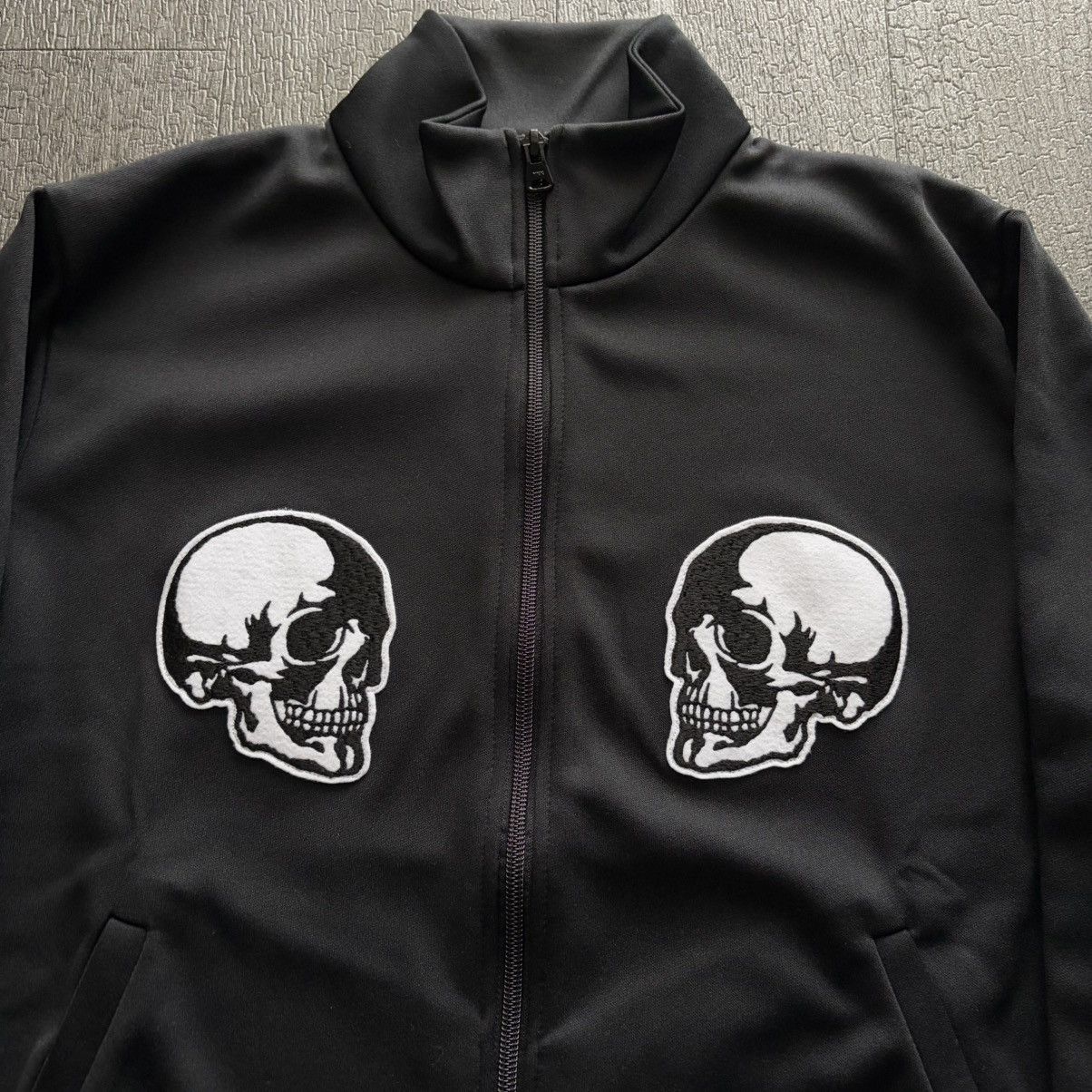Number (N)ine Number nine Double Skull Patch Jersey Track JACKET size 3 Size US L / EU 52-54 / 3 - 2 Thumbnail