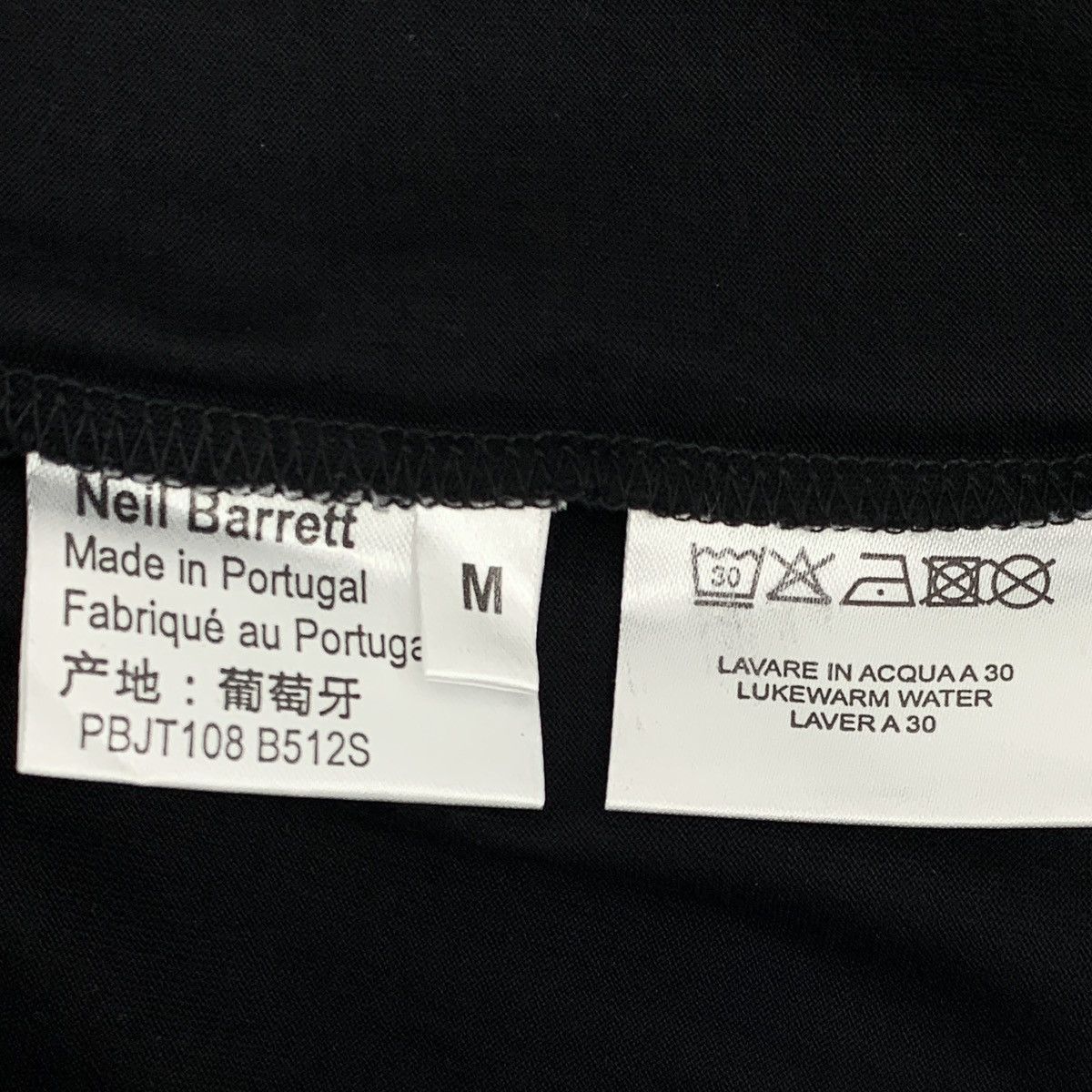 Neil Barrett Neil Barrett Lightning Print Short Sleeve T-Shirt K26WX Size US M / EU 48-50 / 2 - 7 Thumbnail
