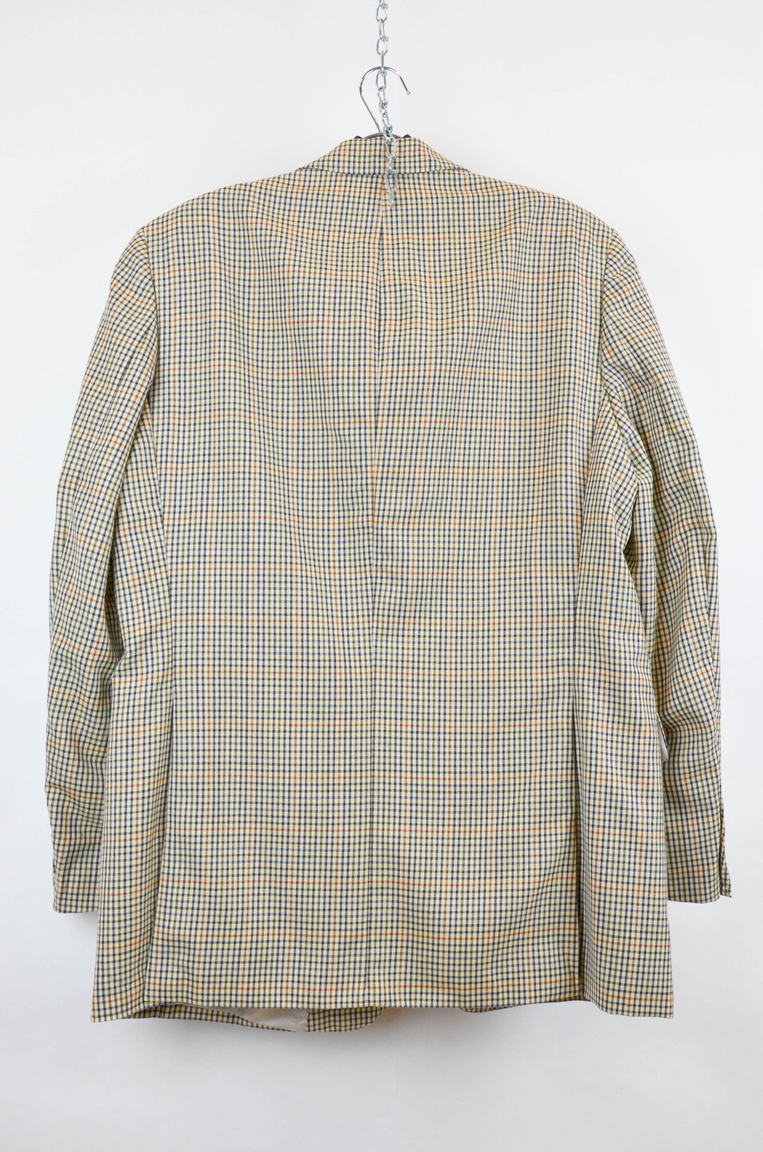 Burberry Burberry London Checked Wool-Silk Blazer – EU54 Size 44R - 2 Thumbnail