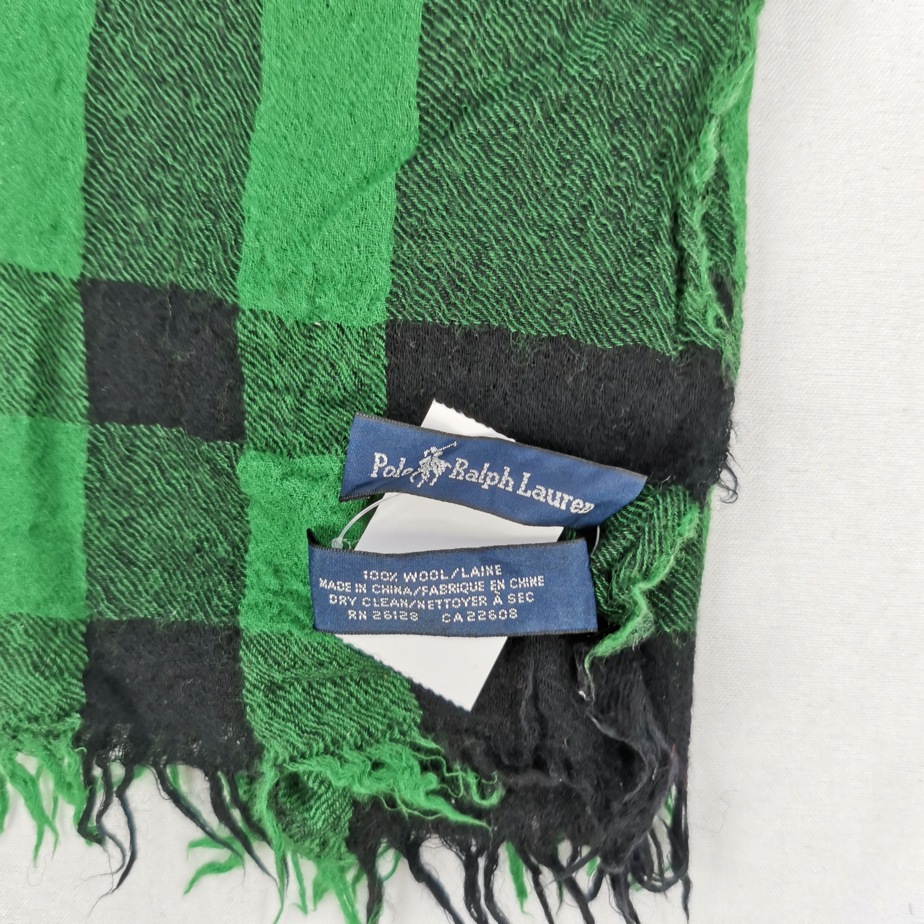Polo Ralph Lauren Vintage Polo Ralph Lauren Scarf Muffler Wool Scarves Size ONE SIZE - 4 Thumbnail