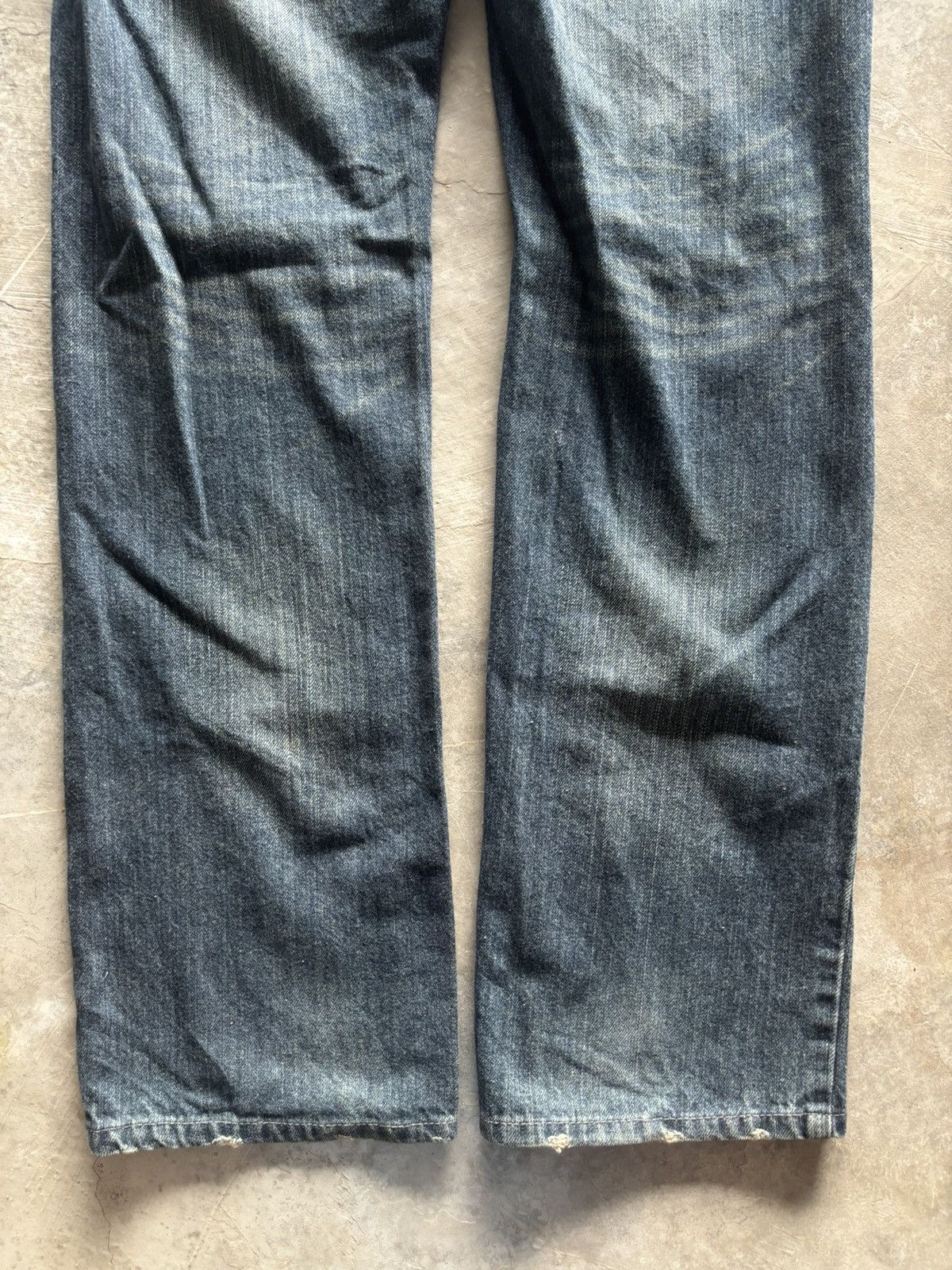 Hysteric Glamour SICK DOUBLE WAIST JAPANESE DENIM SKULL BUTTON Size US 32 / EU 48 - 18 Thumbnail